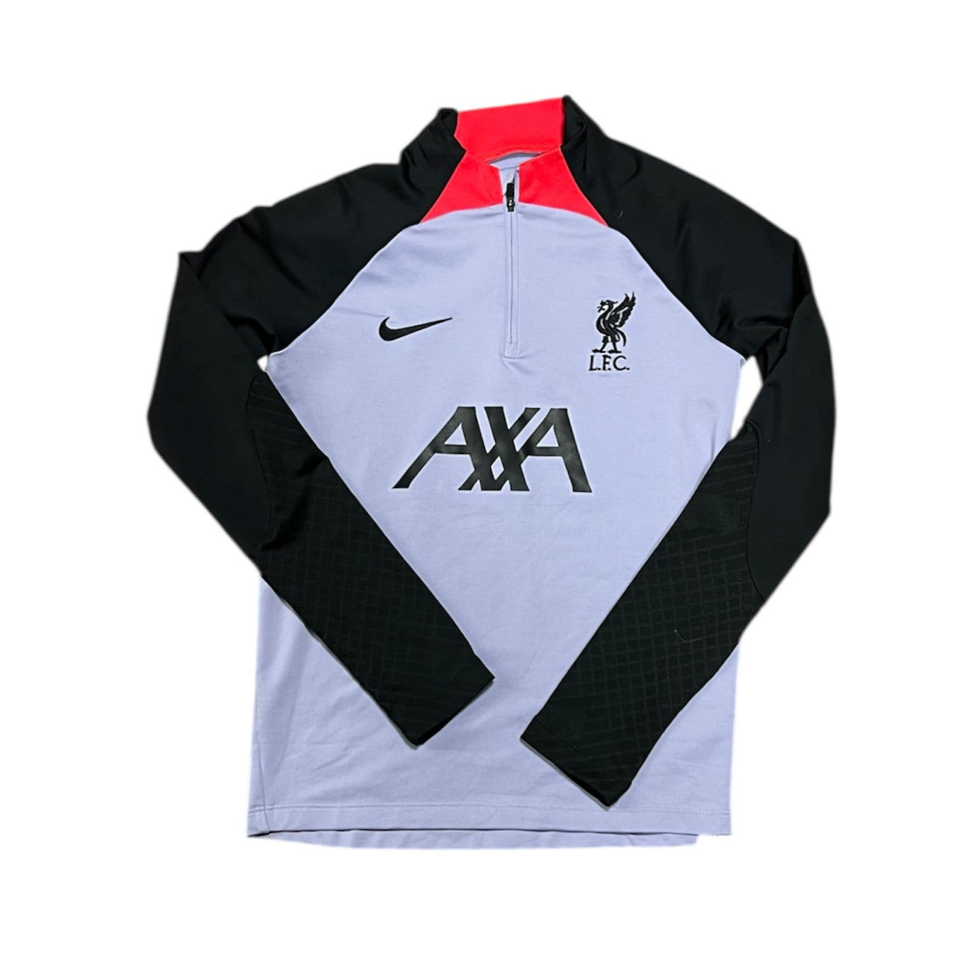 Nike Liverpool Dri-FIT Strike Drill Purple Black Football Long Sleeve (Youth)