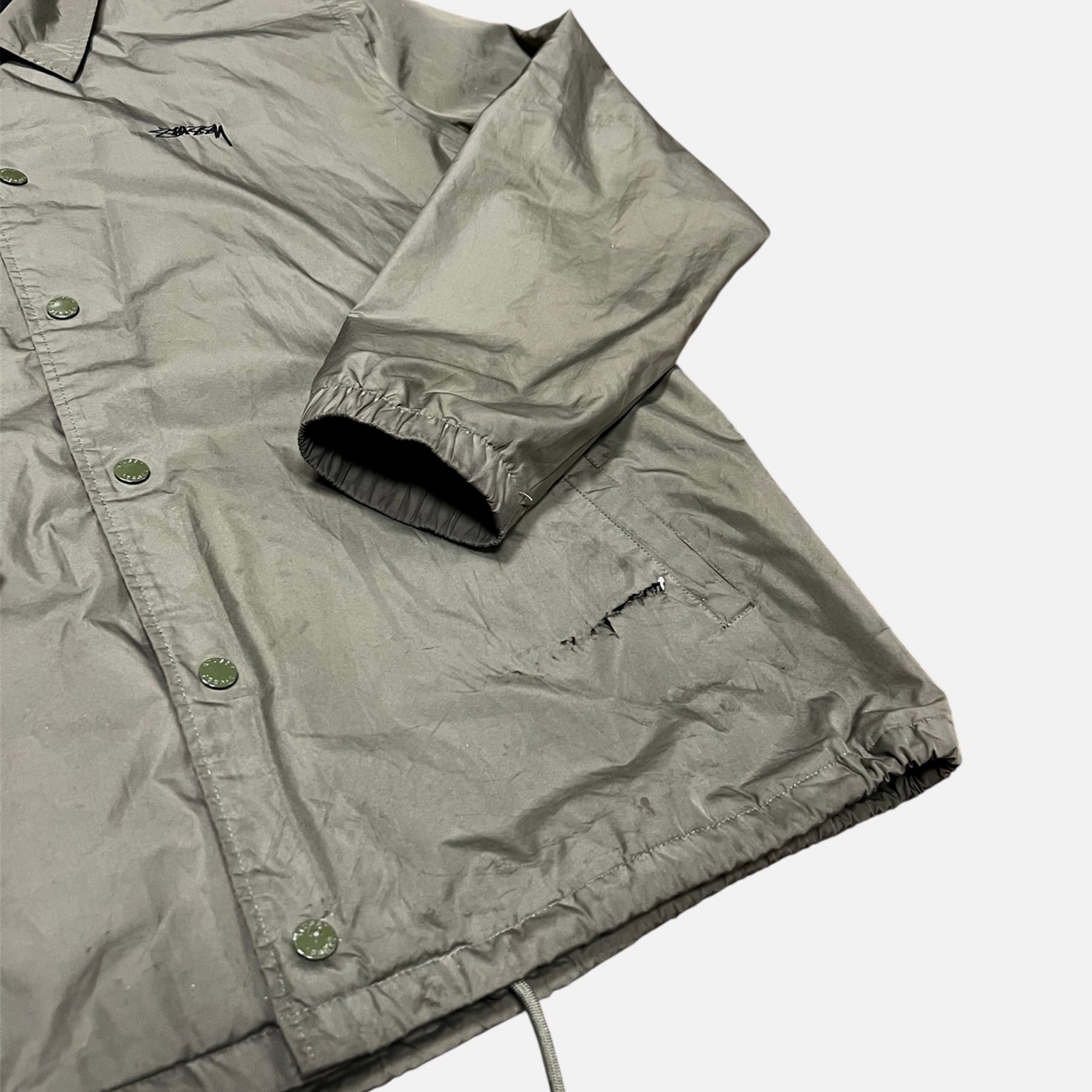 Stussy Cruize Green Coach Jacket