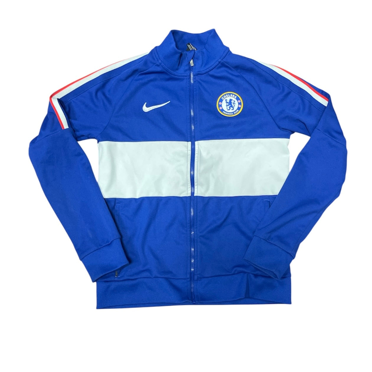 Nike Chelsea Blue White Football Track Top (Youth)
