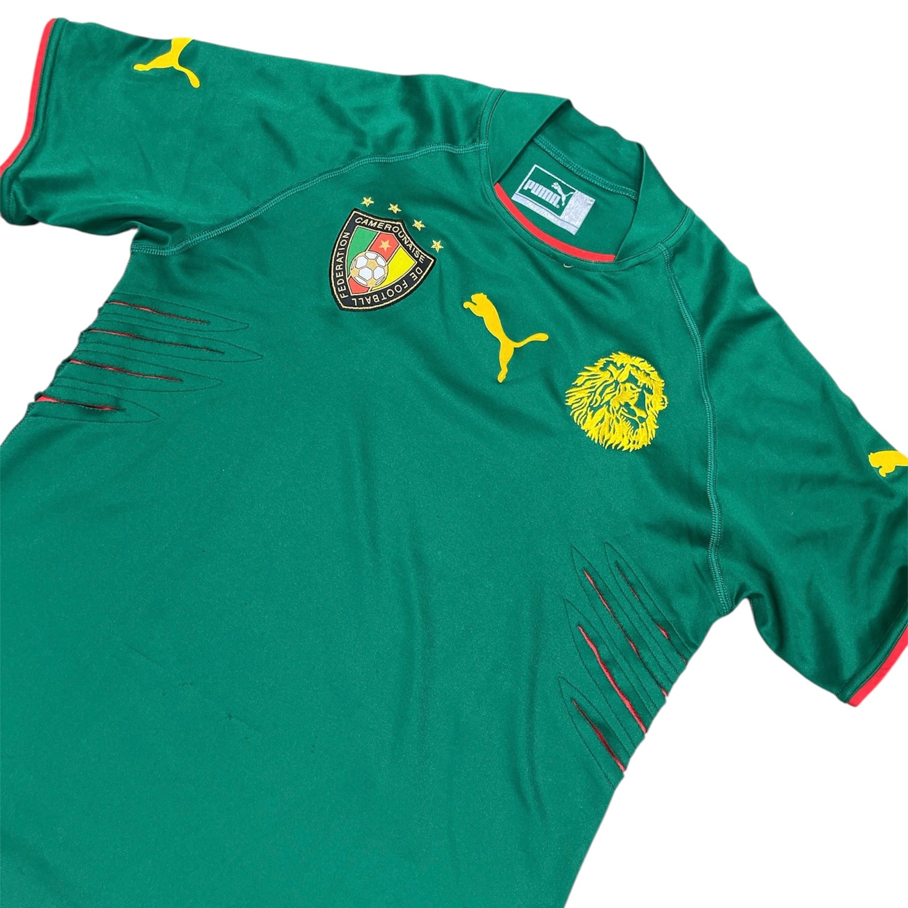Puma Cameroon 2004/2006 Home Football Jersey (Youth)