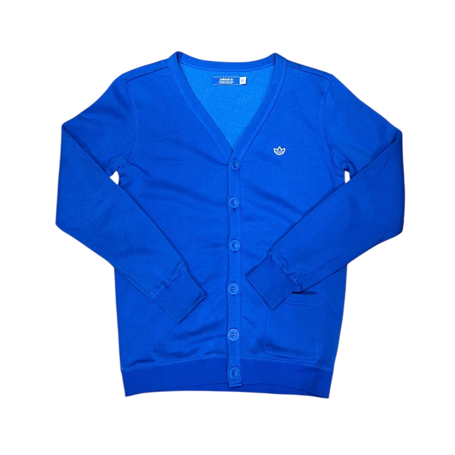 Adidas Blue Jersey Cardigan