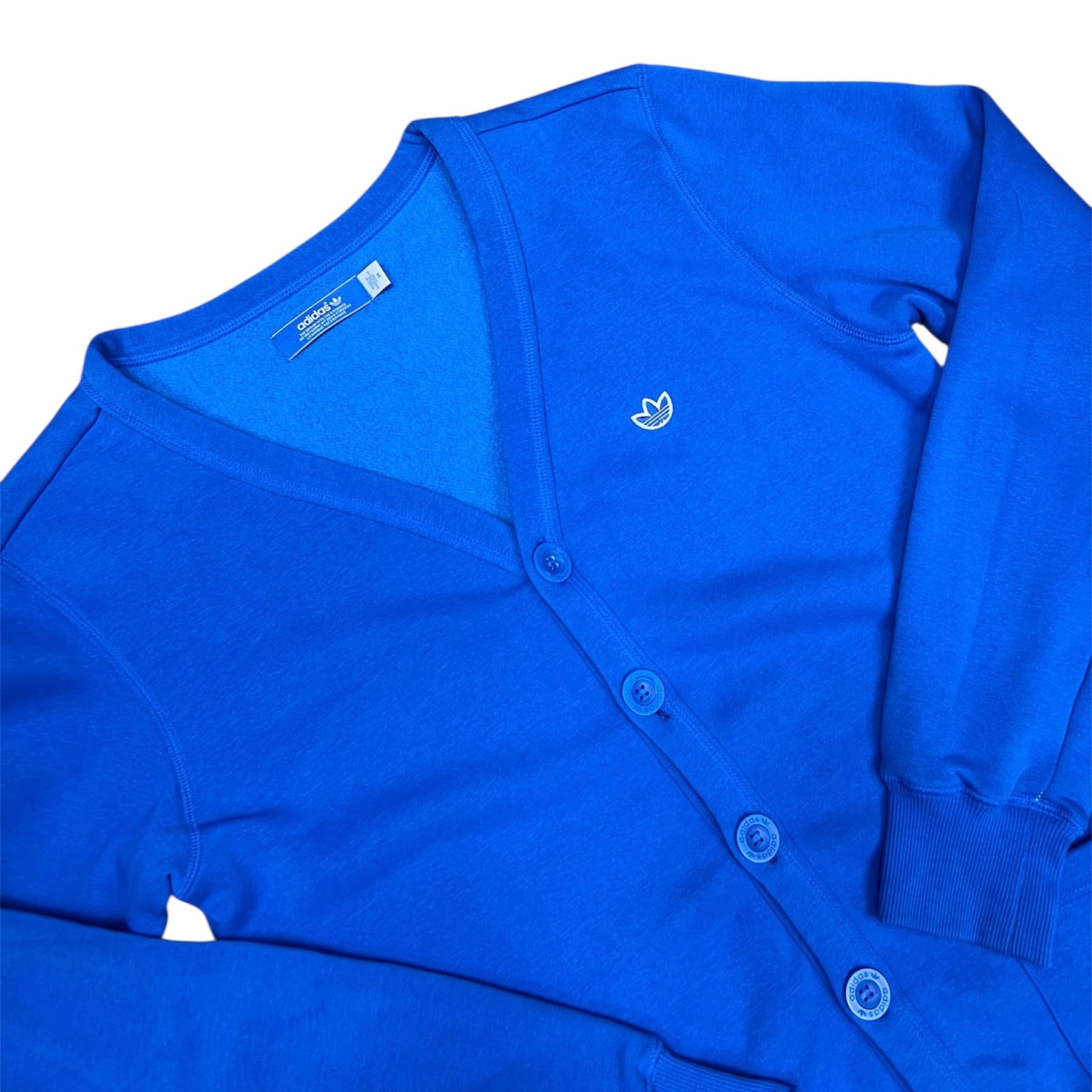 Adidas Blue Jersey Cardigan