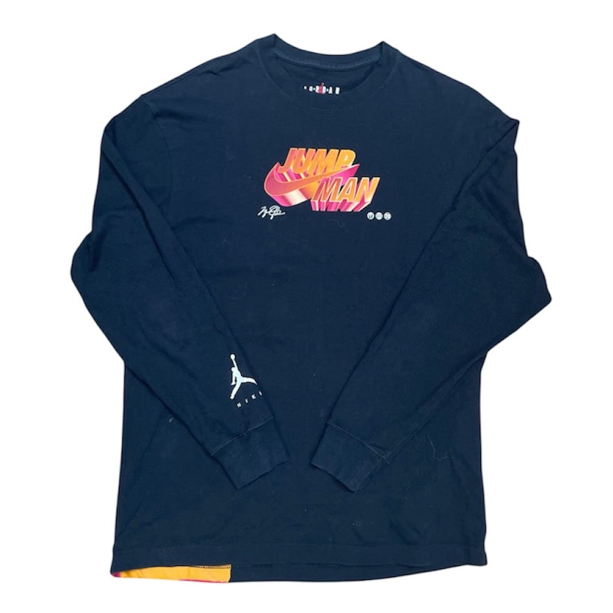 Jordan Jumpman Orange Pink Black Long Sleeve
