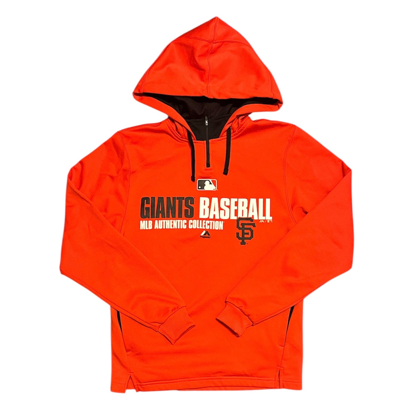 Majestic MLB San Francisco Giants Orange Hoodie