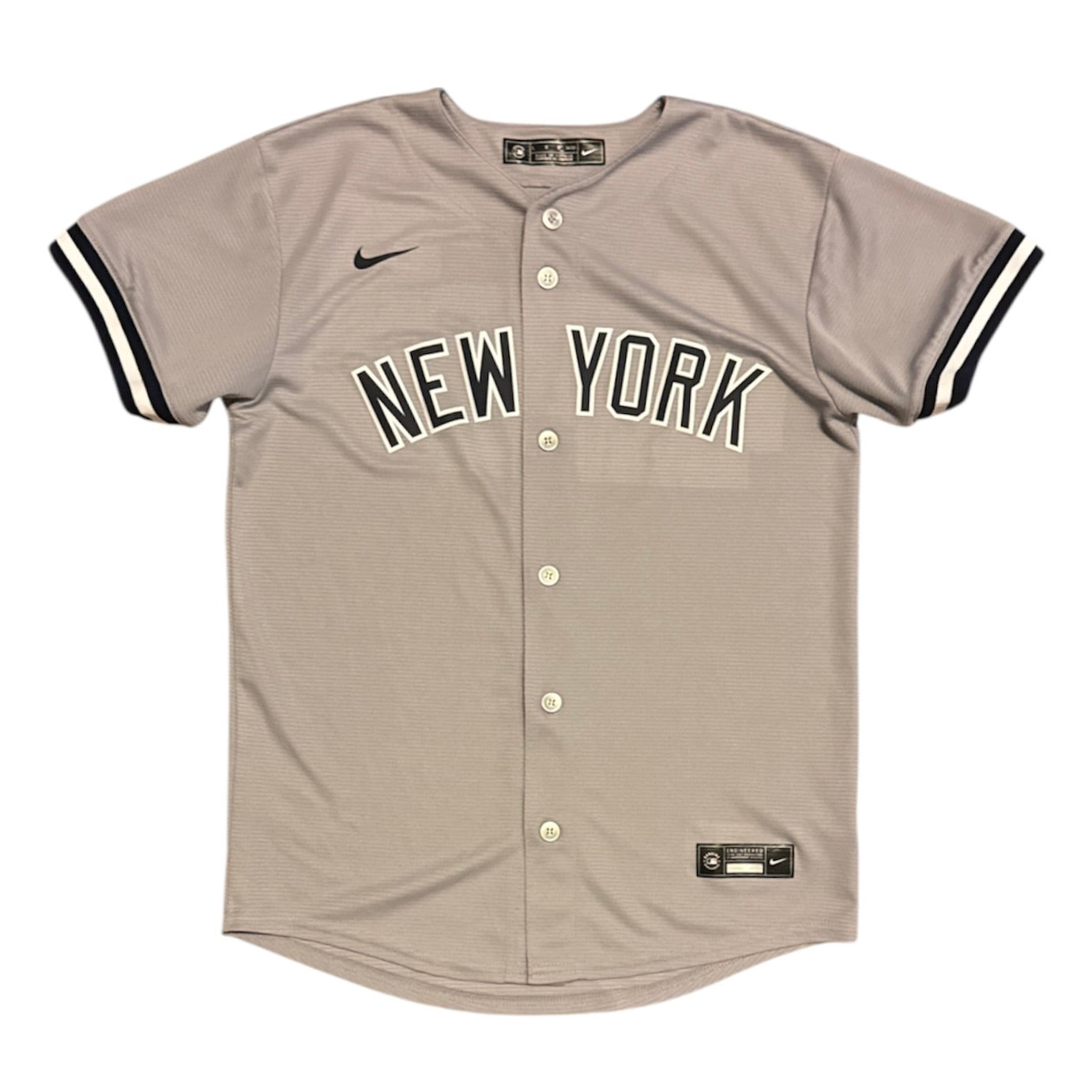 Nike New York Yankees Grey Baseball Jersey (Youth)