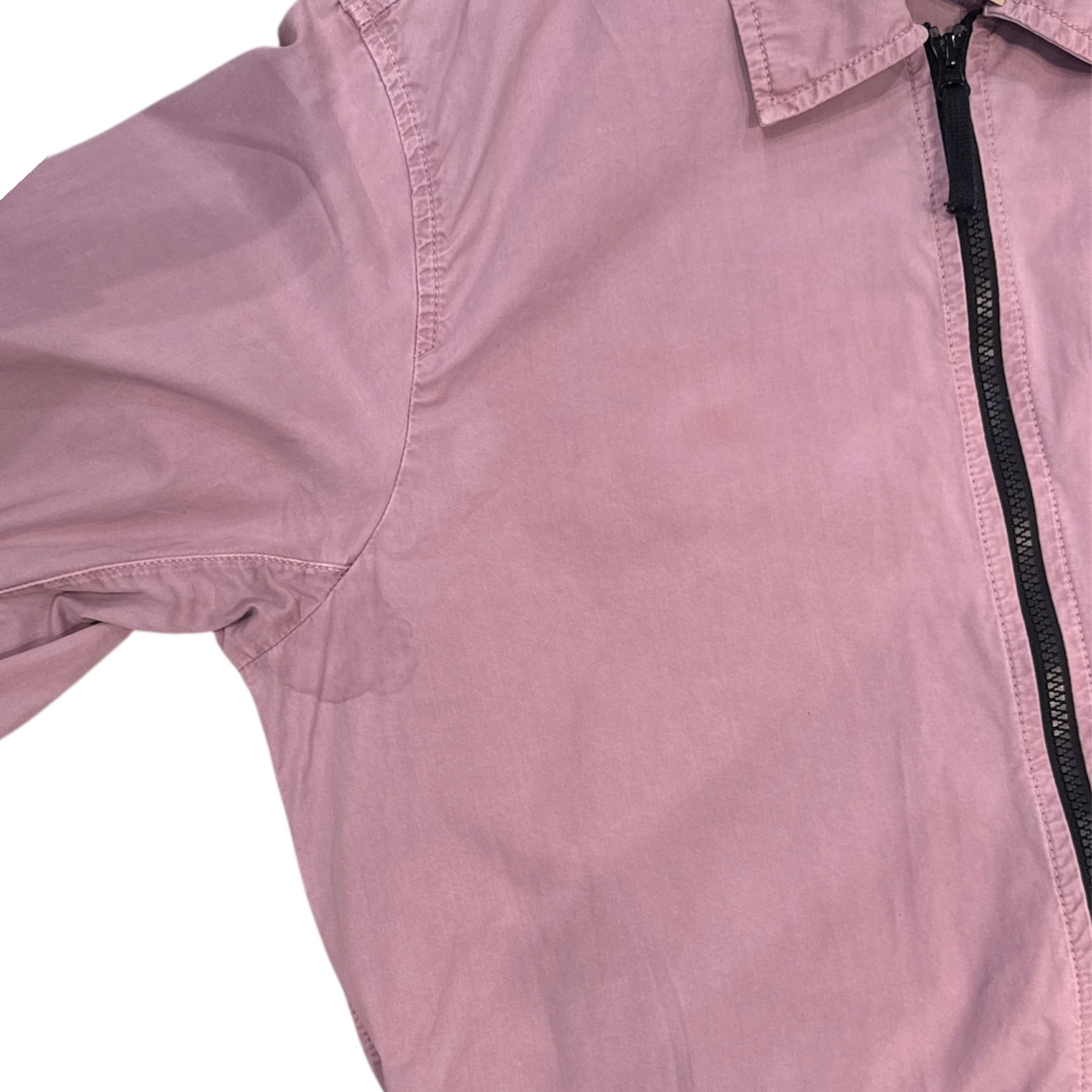 Stone Island Garment Dyed Rose Quartz Overshirt