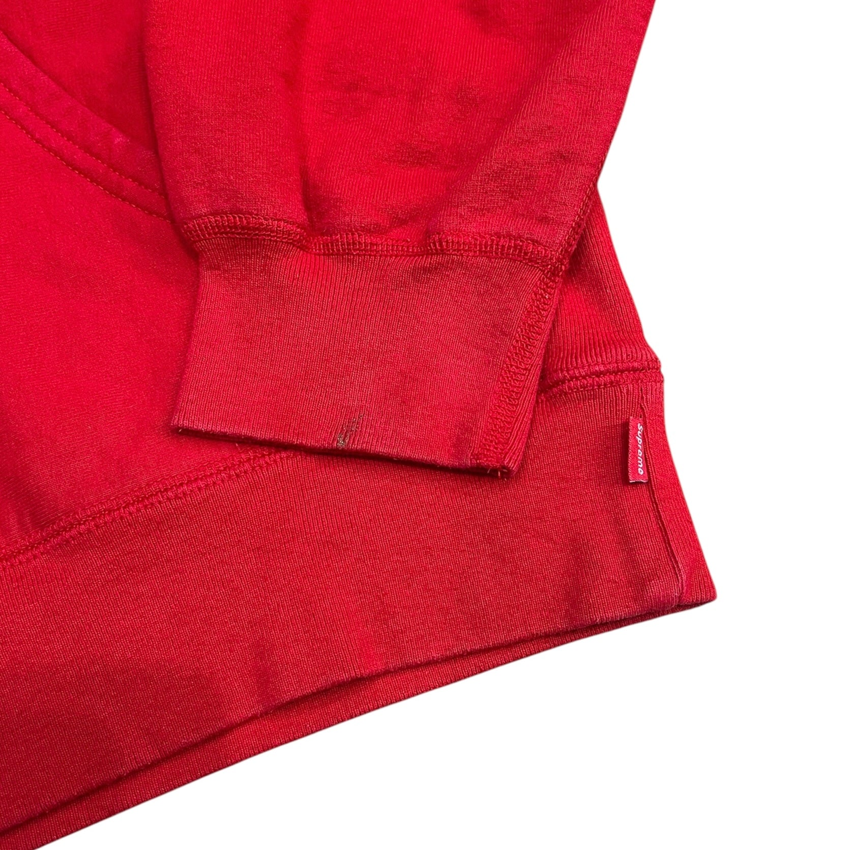 Supreme KAWS Chalk Logo Hooded Sweatshirt Red