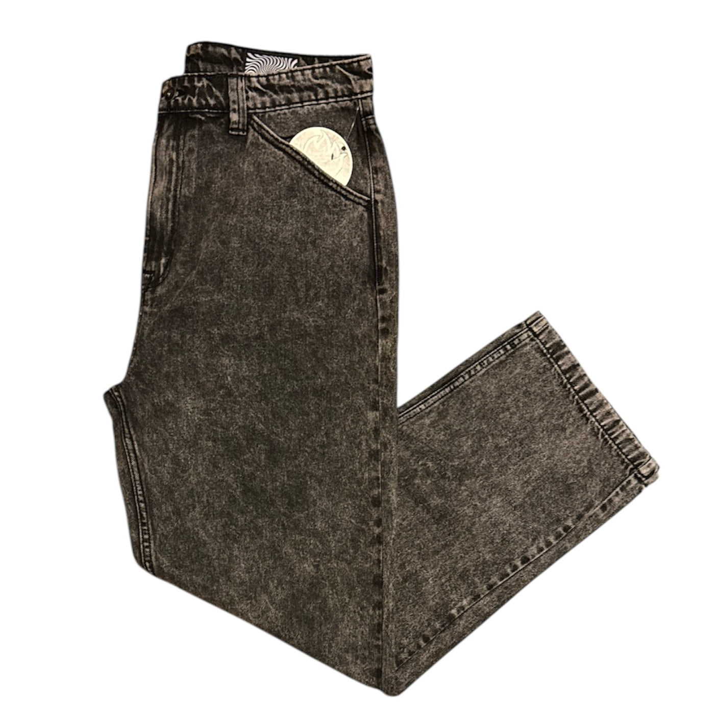 Spitfire Bighead Black Stone Washed Denim Jeans