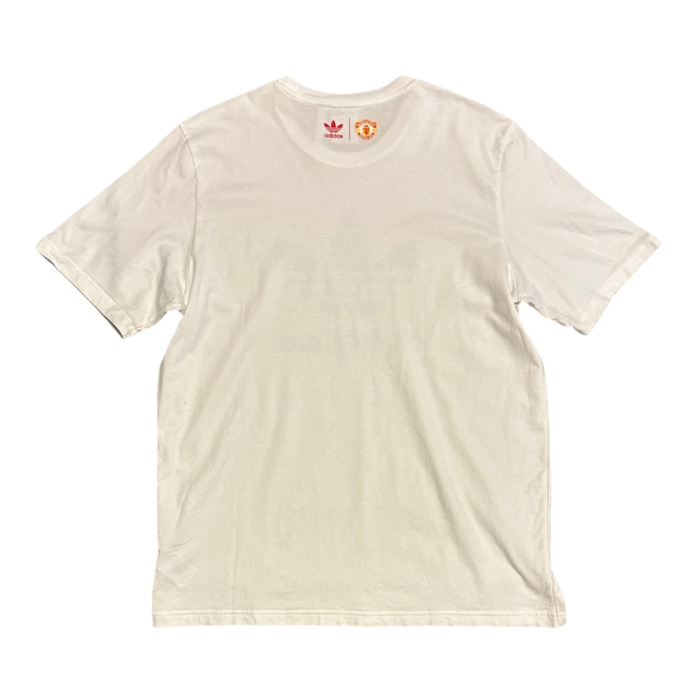Adidas Manchester United Old Trafford Trefoil White Tshirt