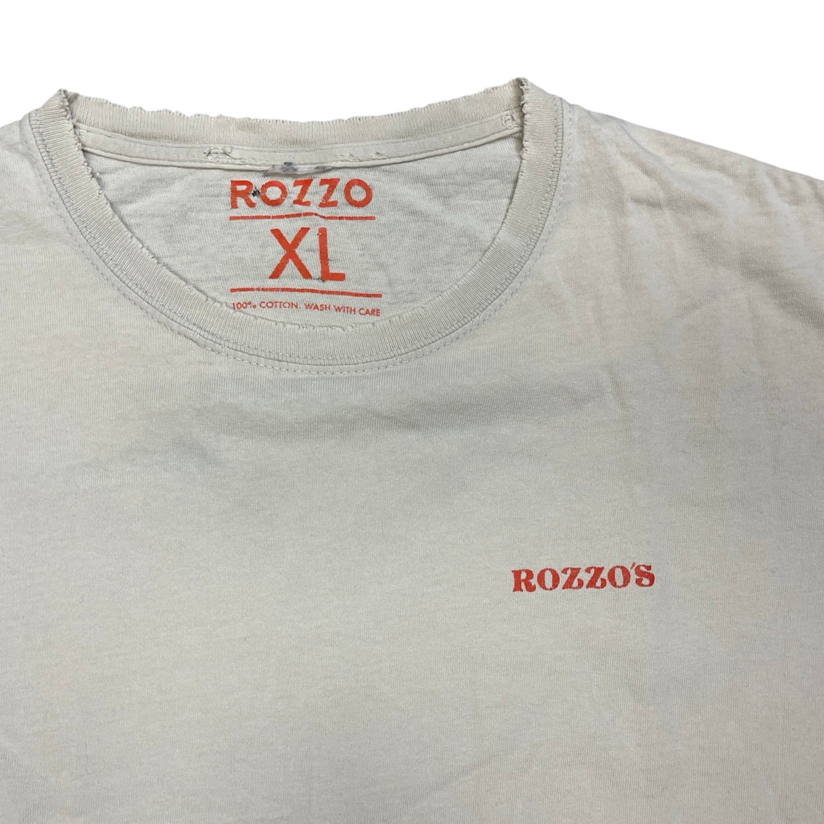 Rozzo's Gelato Distressed Beige Tshirt