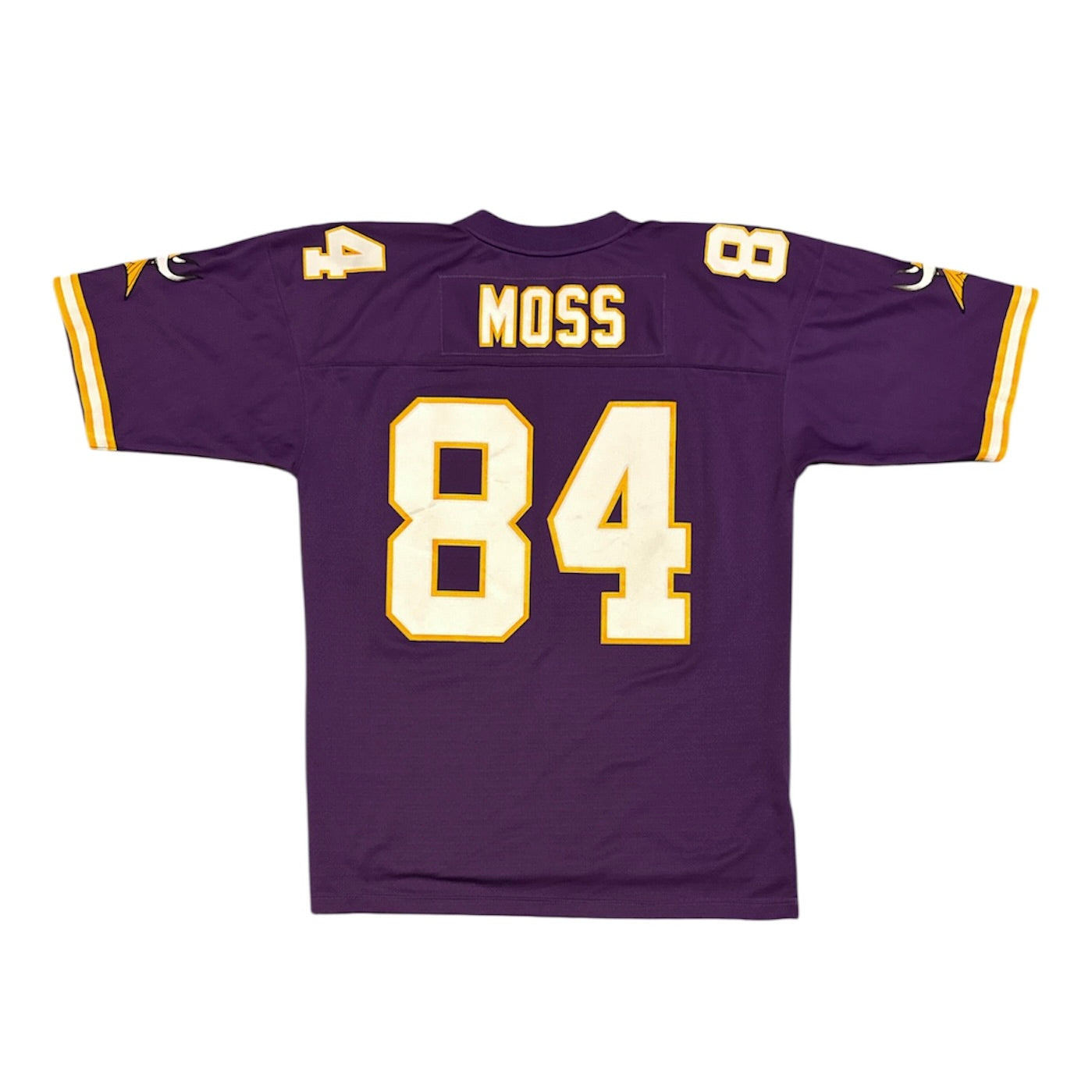 Mitchell & Ness Throwbacks Minnesota Vikings Randy Moss #84 Purple American Football 1998 NFL Legacy Jersey