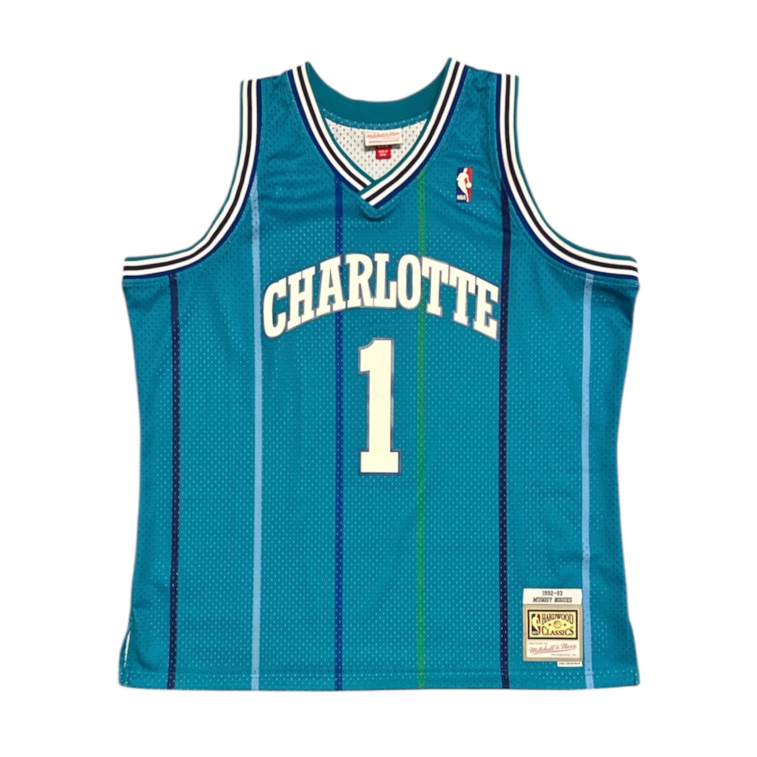 Mitchell & Ness Hardwood Classics Charlotte Hornets Muggsy Bogues #1 1992-93 Basketball Jersey