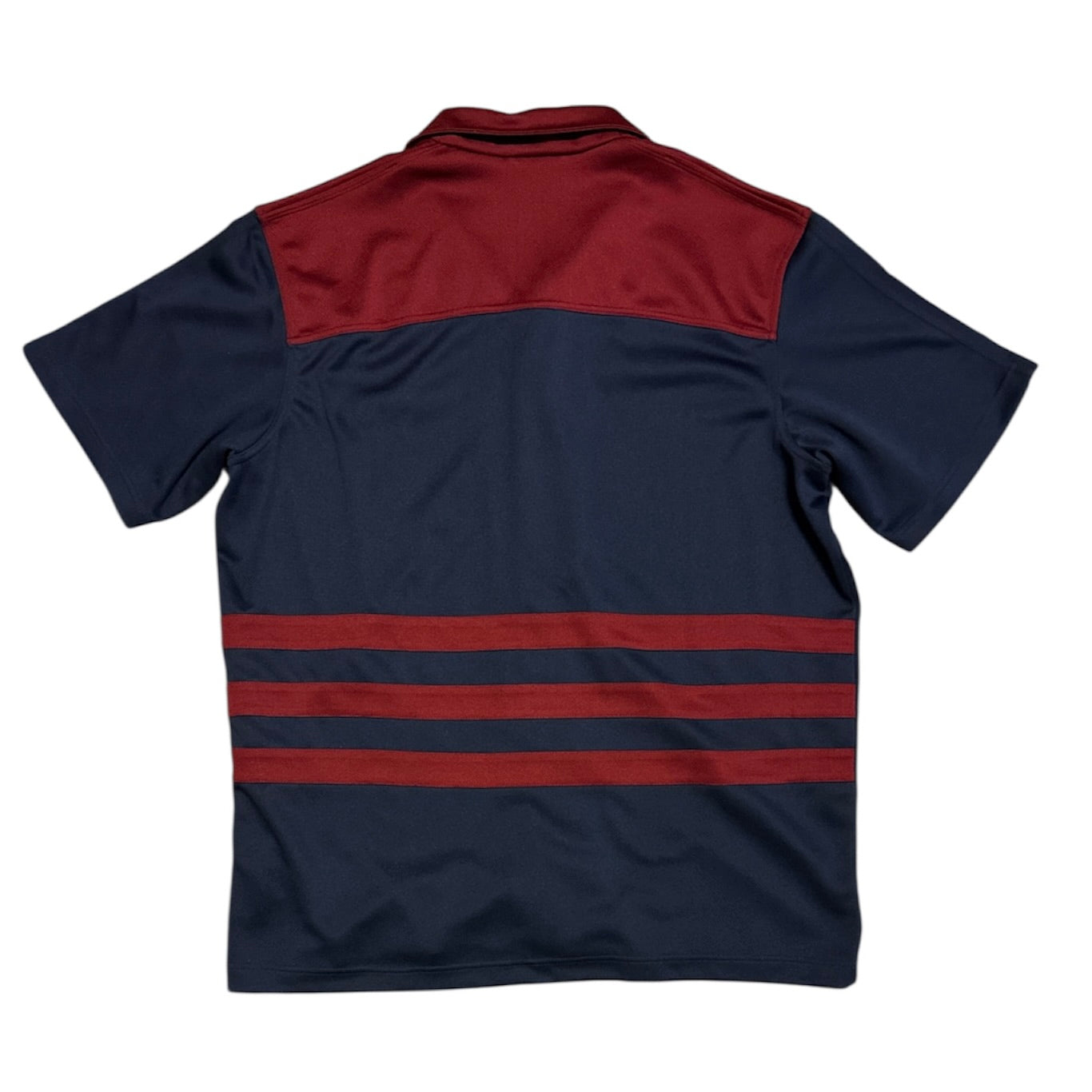 Adidas Originals Night Inidigo & Burgundy Short Sleeved Shirt
