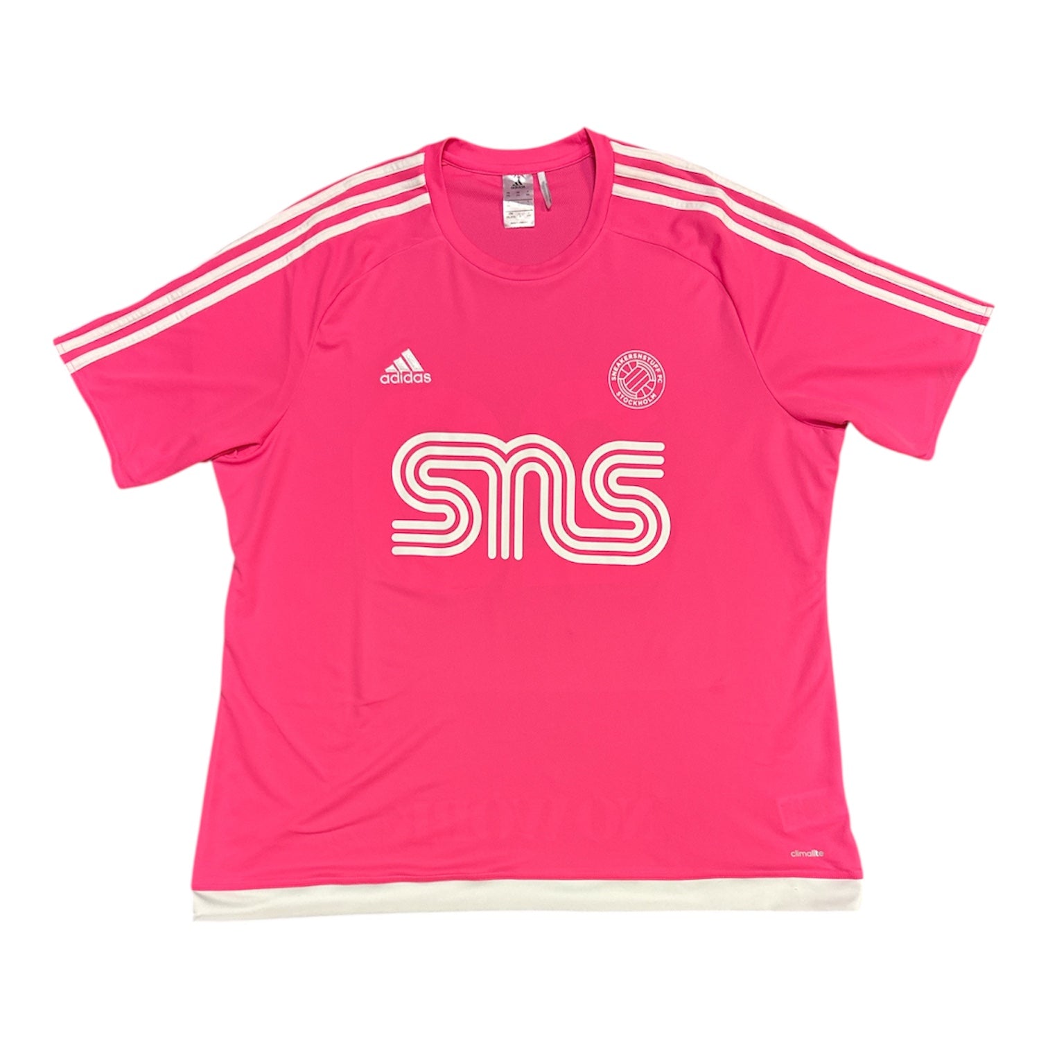 Adidas Sneakersnstuff FC Pink White Football Jersey