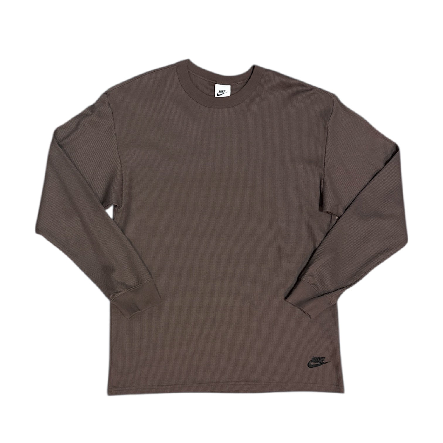 Nike Utility Thermal Brown Loose Fit Long Sleeve