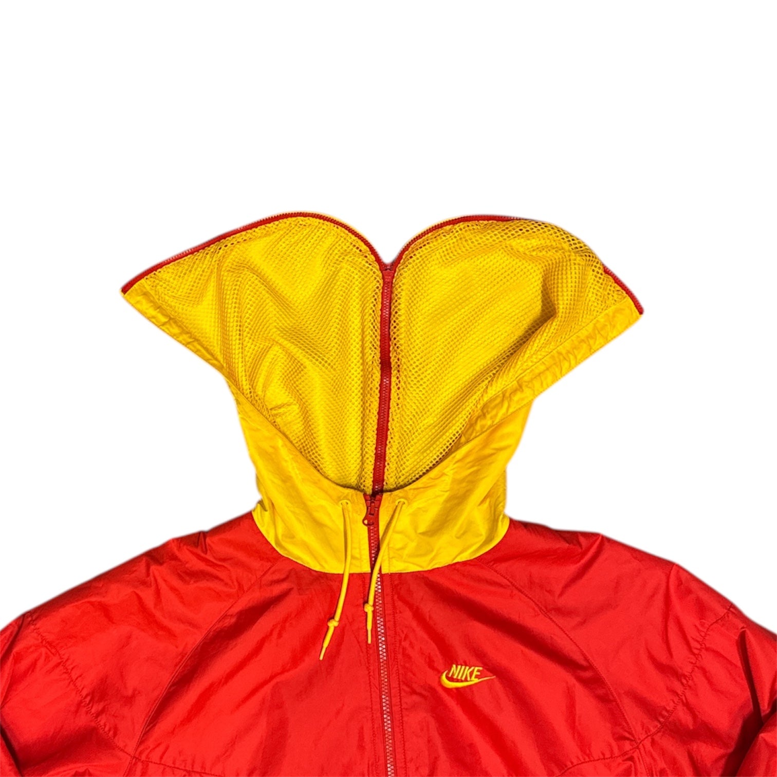 Vintage Nike Sportswear 2008 Split Winbreaker Yellow Red Jacket