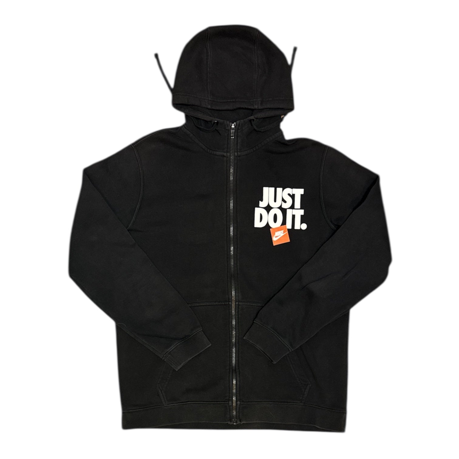 Nike Just Do It Black Full Zip Hoodie