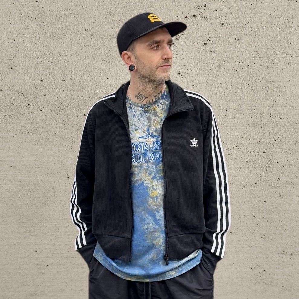 Adidas Knitted Black Track Jacket