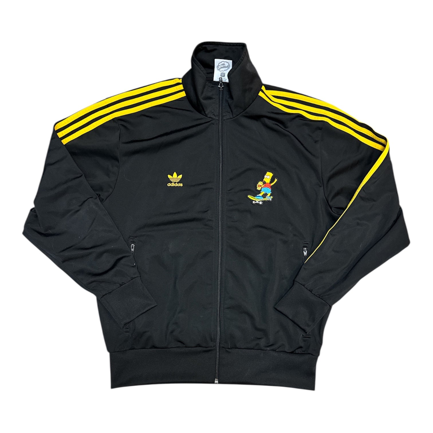 Adidas Originals The Simpsons Trefoil Black Yellow Track Top