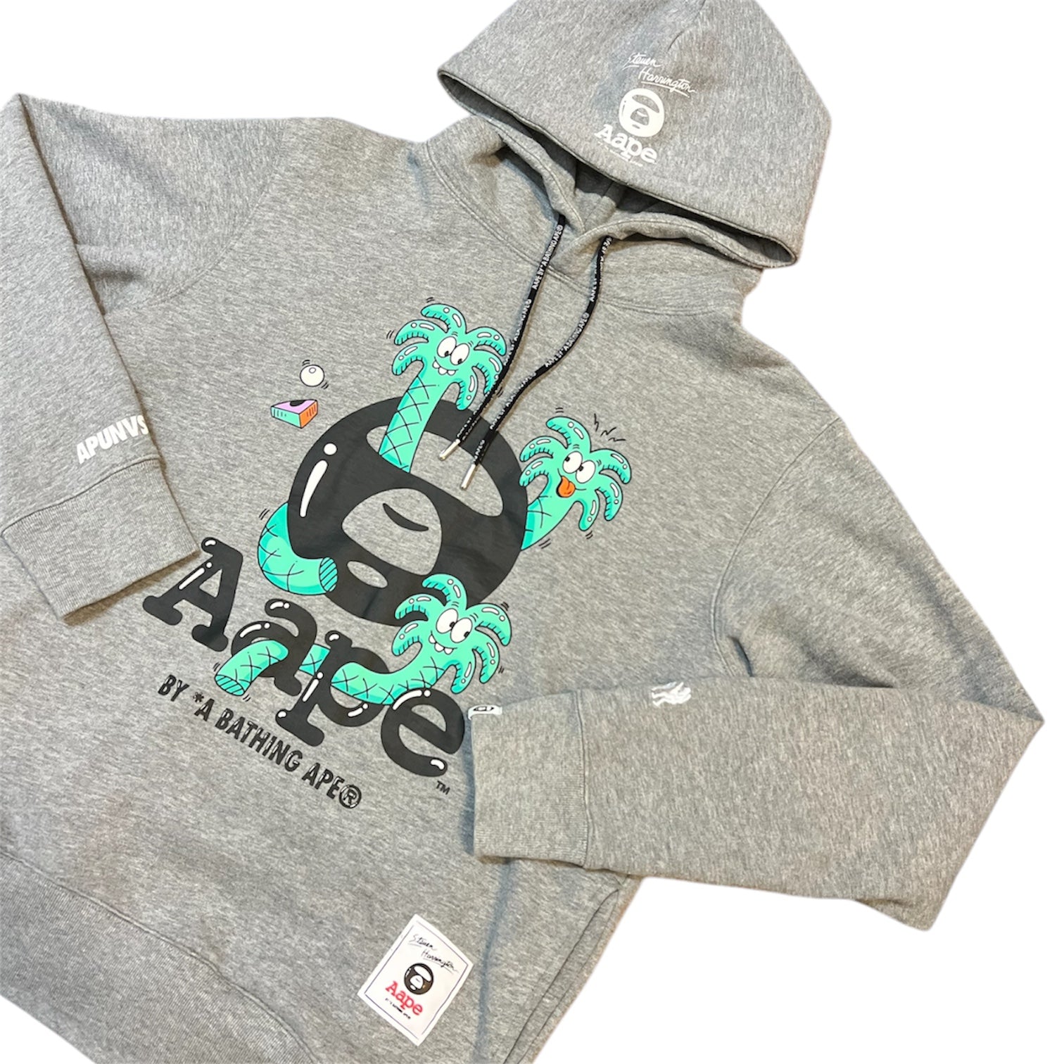 Aape by A Bathing Ape Steven Harrington Grey Hoodie
