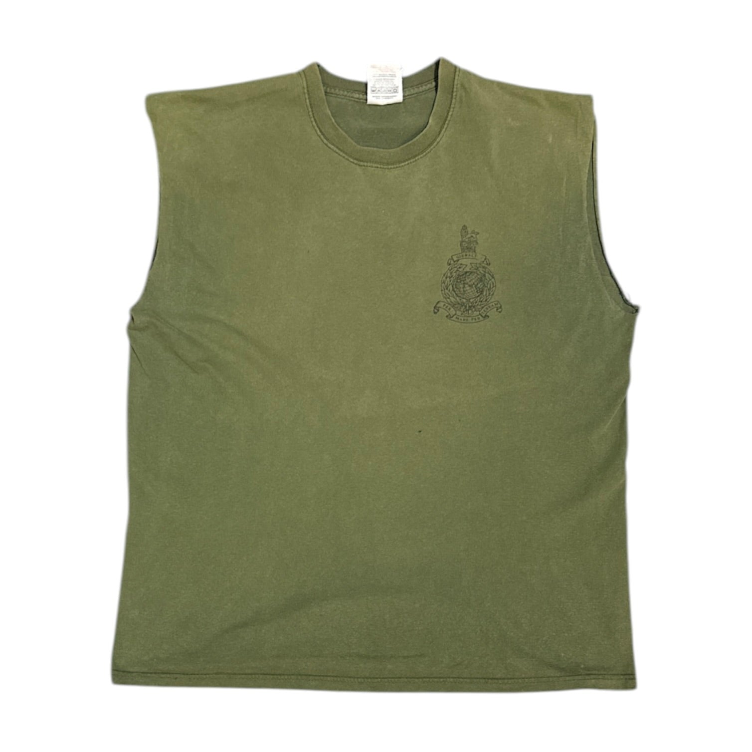 Fruit Of The Loom Royal Marines Green Tshirt