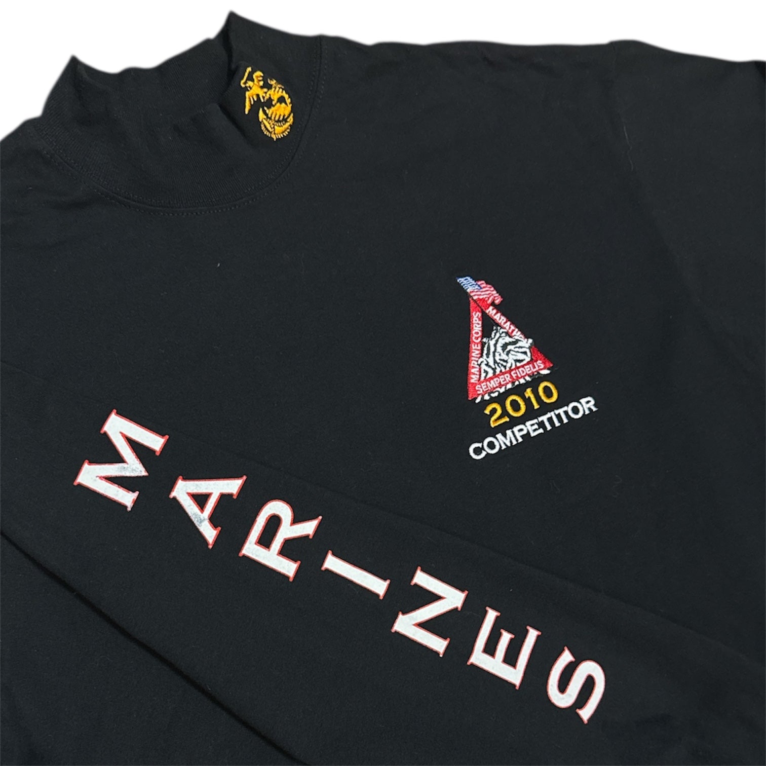 2010 Marine Corps Marathon Turtlen Neck Long Sleeve