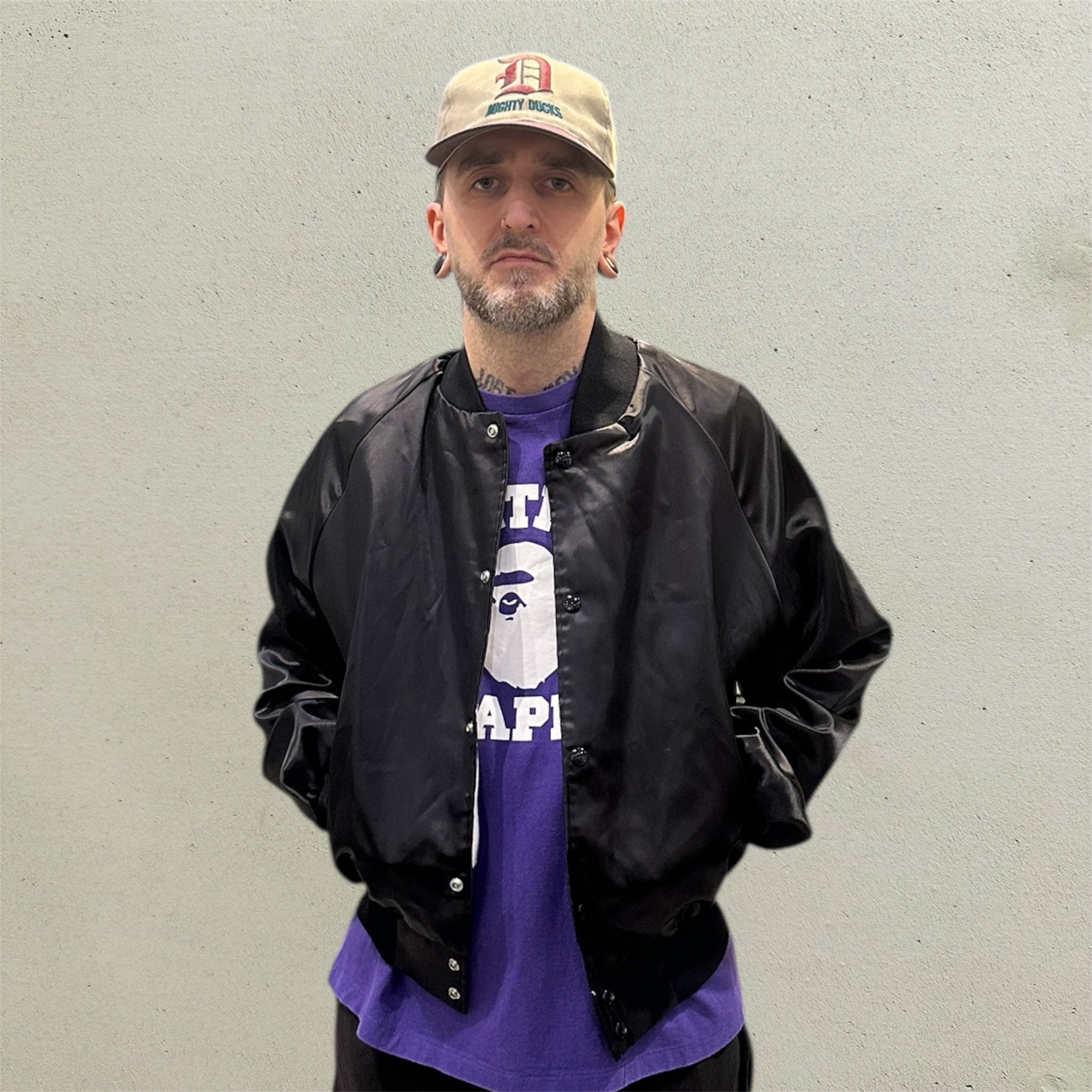 Rebel Run Black Satin Jacket