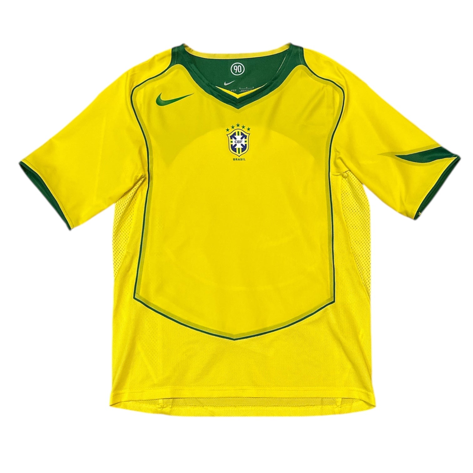 Nike Brazil 2004 Total 90 Reissue Replica Football Jersey
