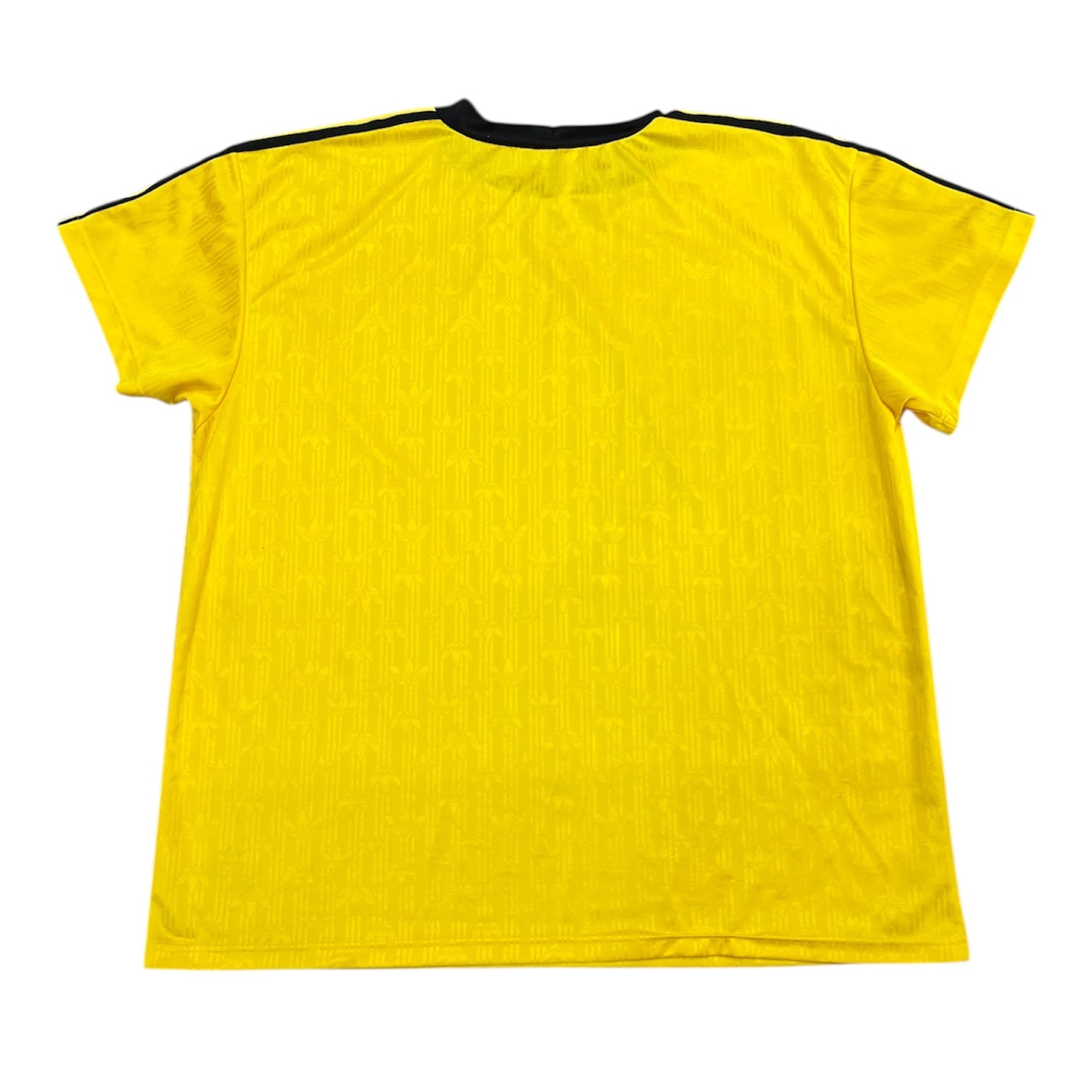 Adidas Trefoil Striped Yellow Black Jersey