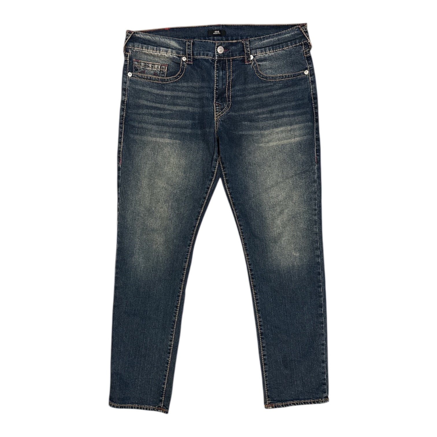 True Religion Geno Big T Medium Bonechill Wash Slim Jeans