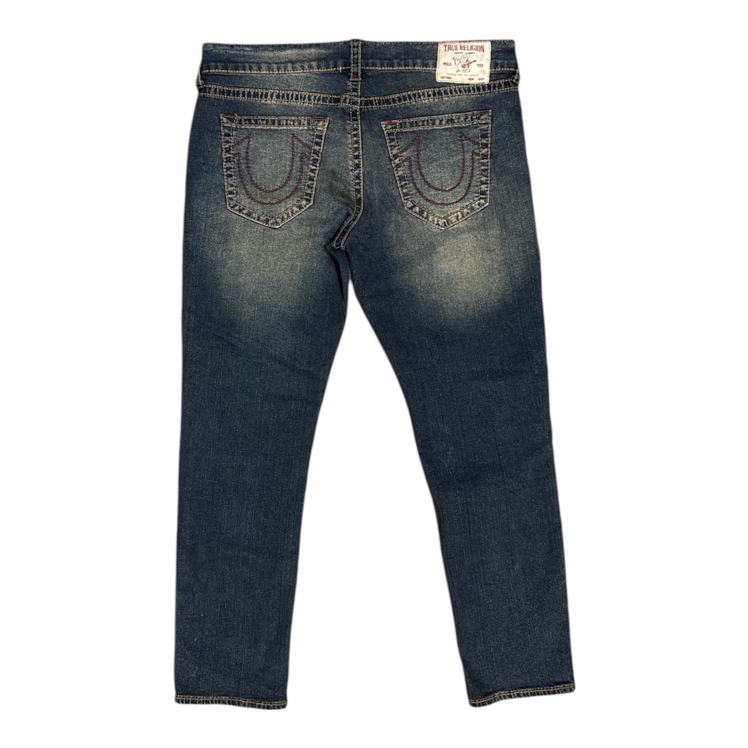 True Religion Geno Big T Medium Bonechill Wash Slim Jeans