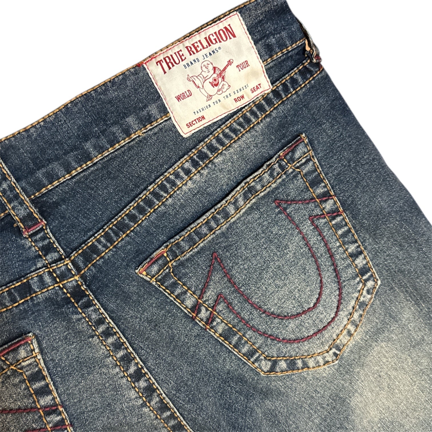 True Religion Geno Big T Medium Bonechill Wash Slim Jeans