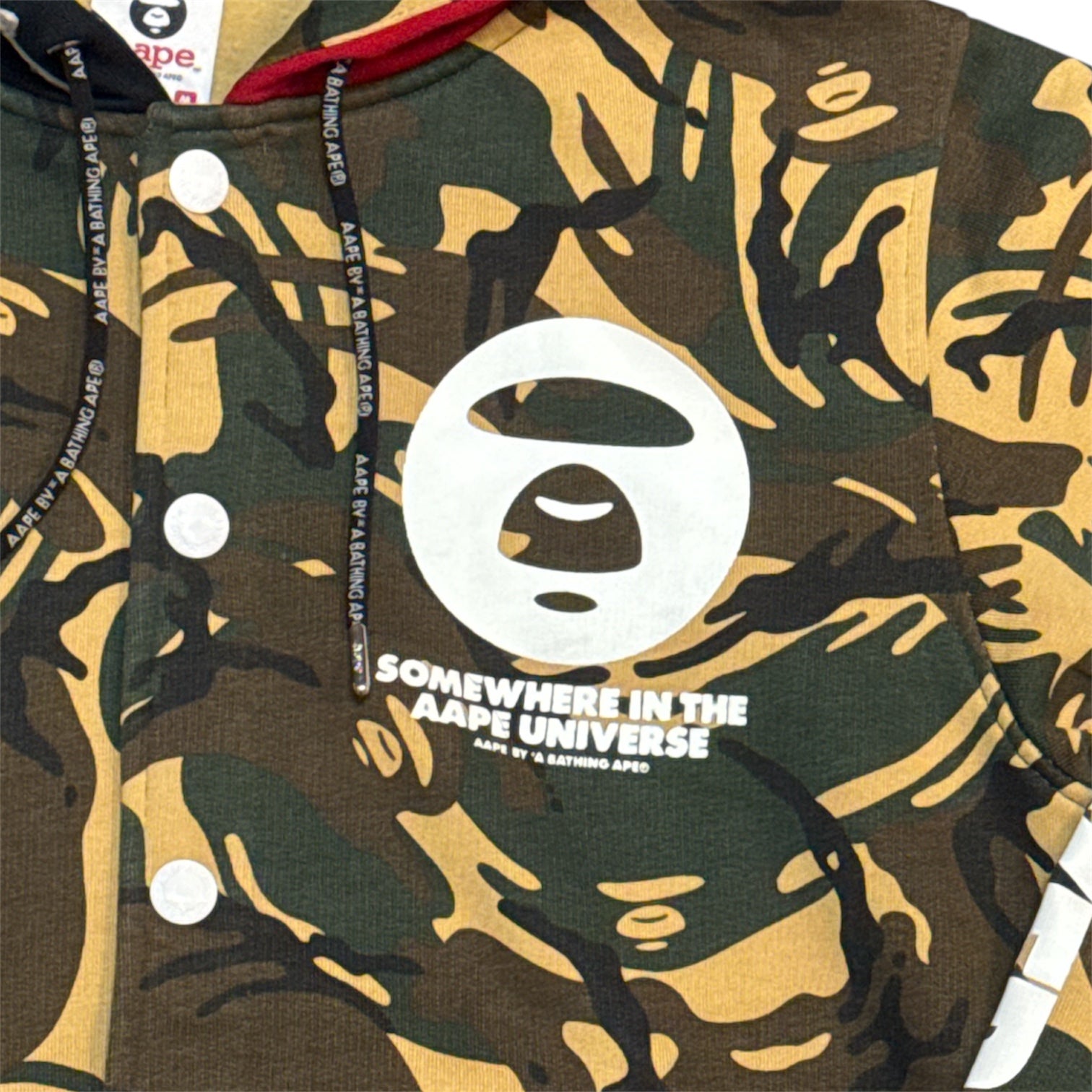 Aape By A Bathing Ape Universe USA Camouflage Hooded Jacket