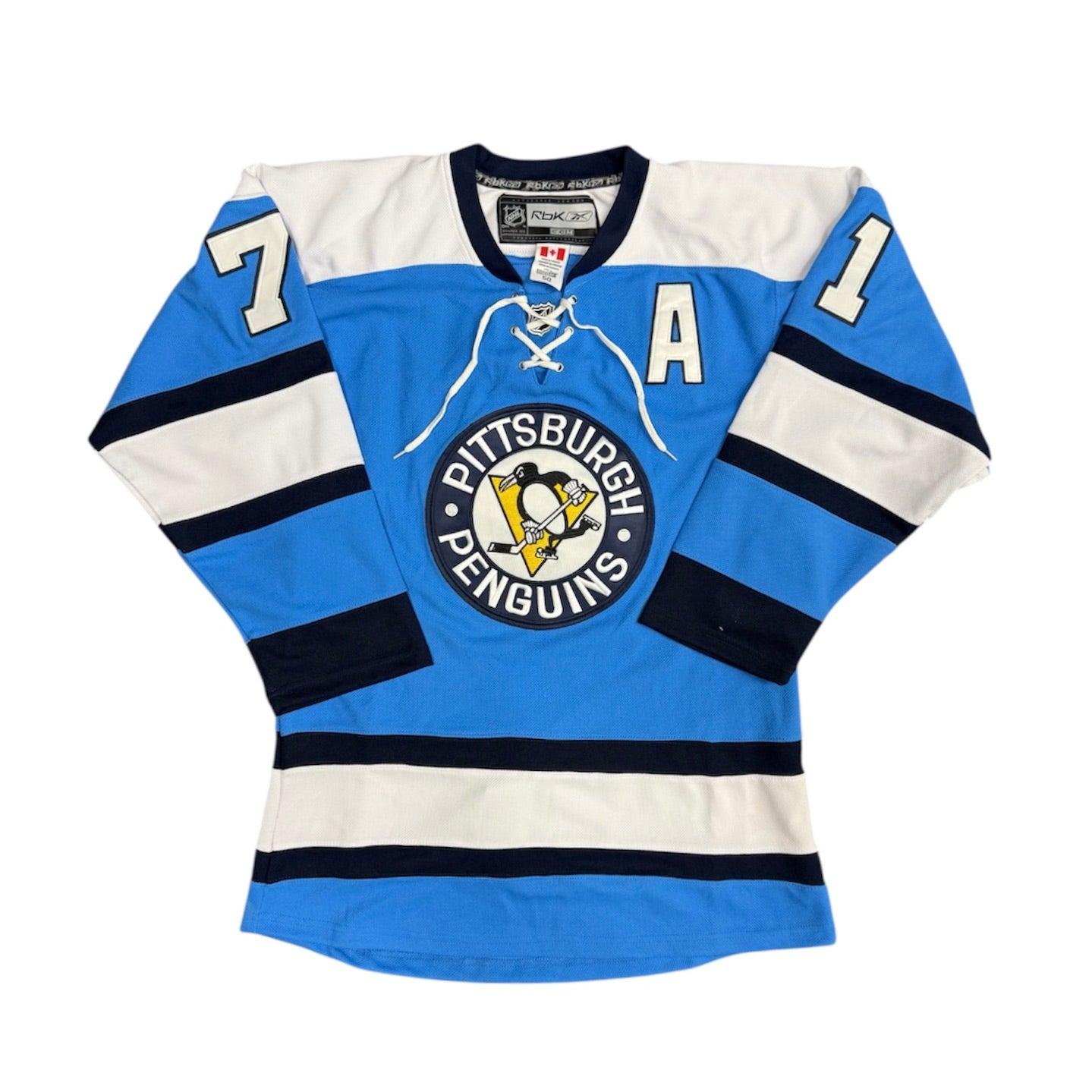 Reebok Pittsburgh Penguins Malkin #71 NHL Hockey Jersey