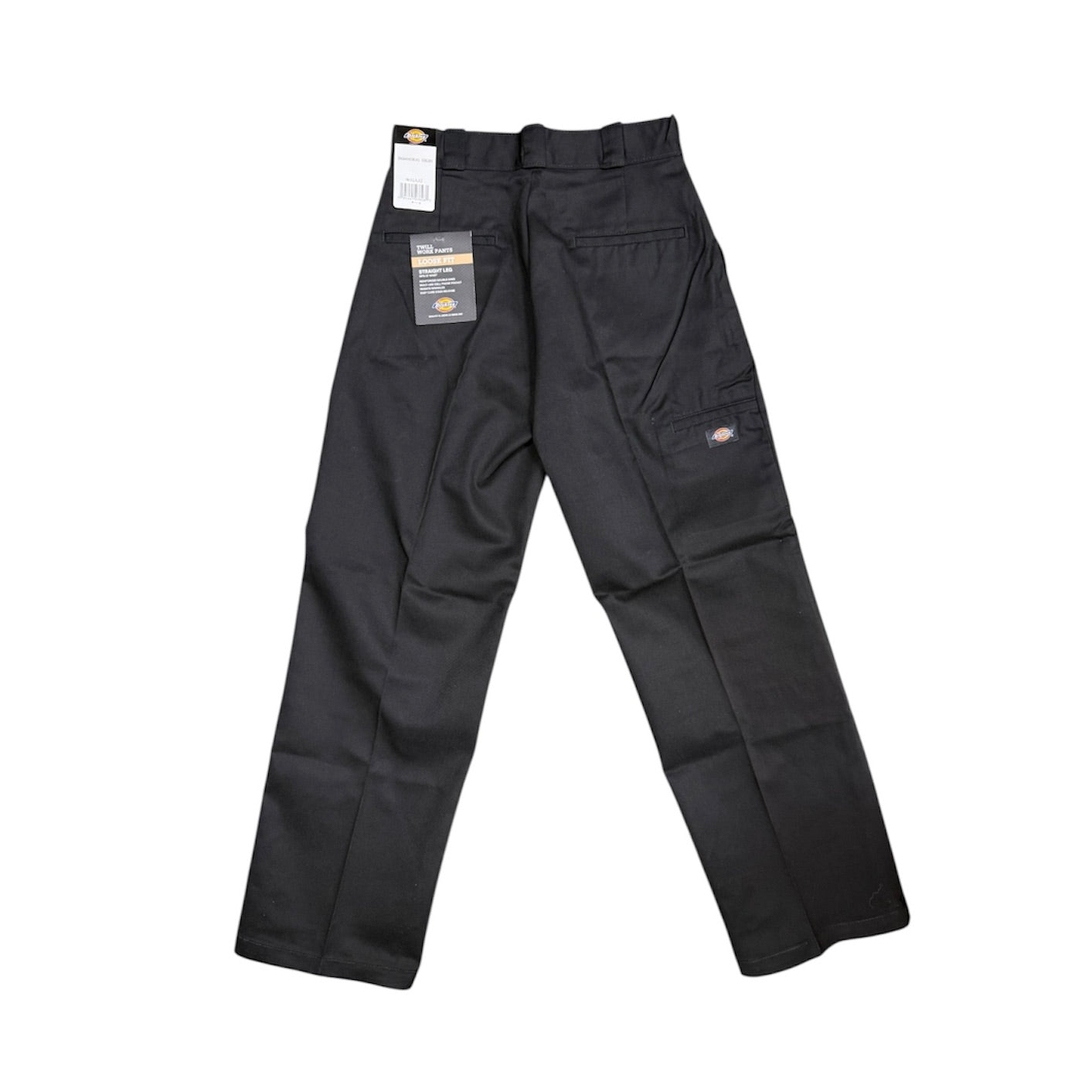Dickies Twill Work Loose Fit Straight Leg Black Pants