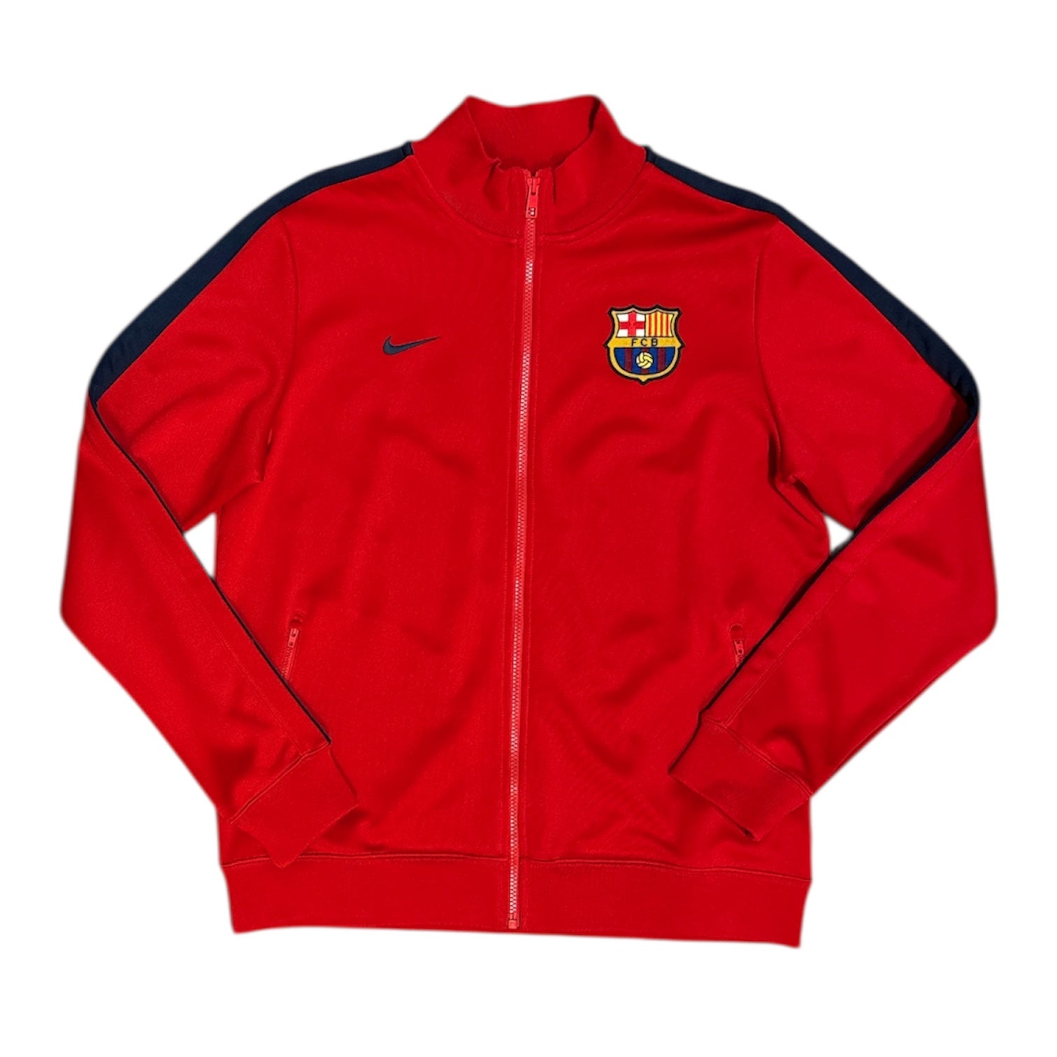 Nike Barcelona 2014/2015 Red Navy Track Top