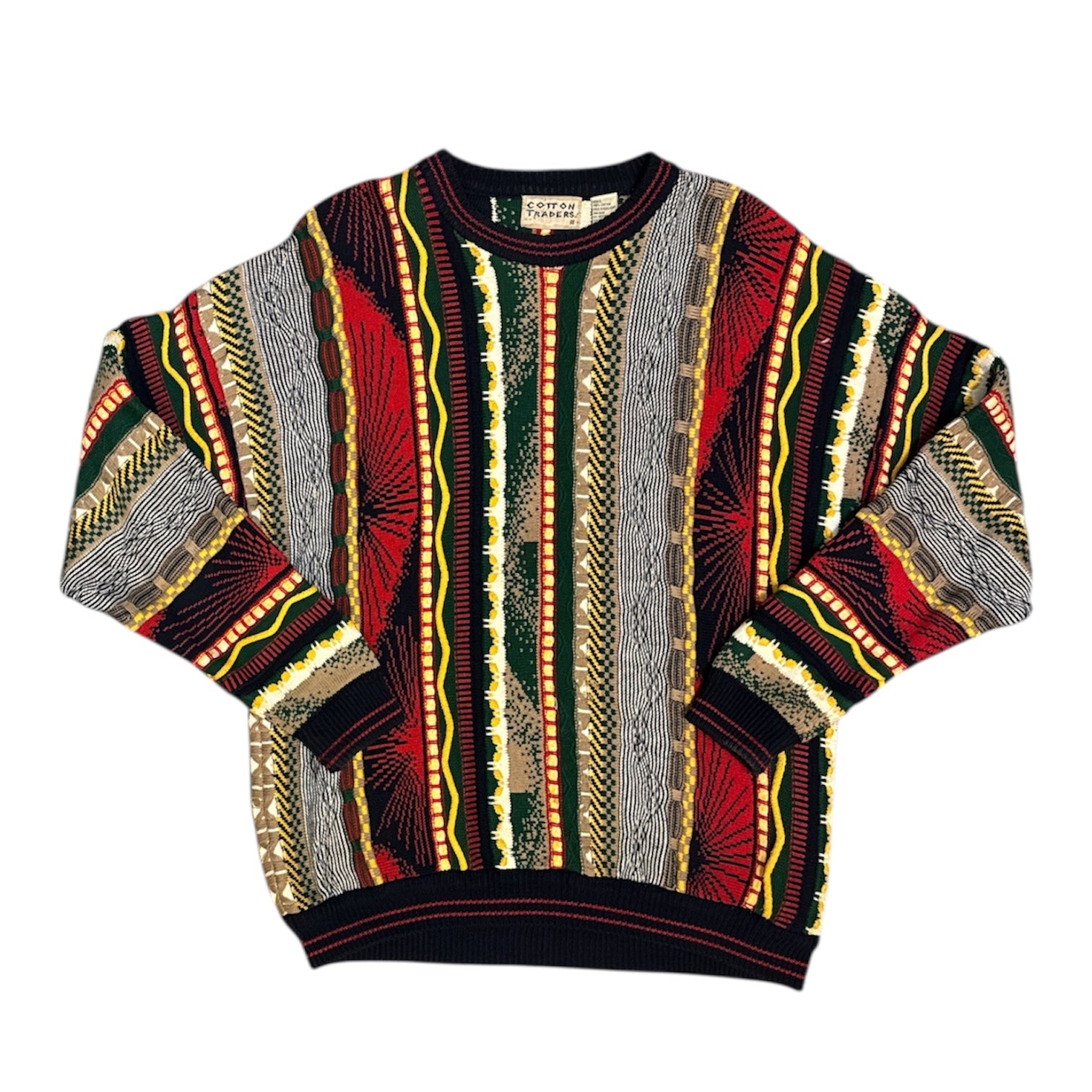 Cotton Traders Vintage Coogi Style Sweatshirt