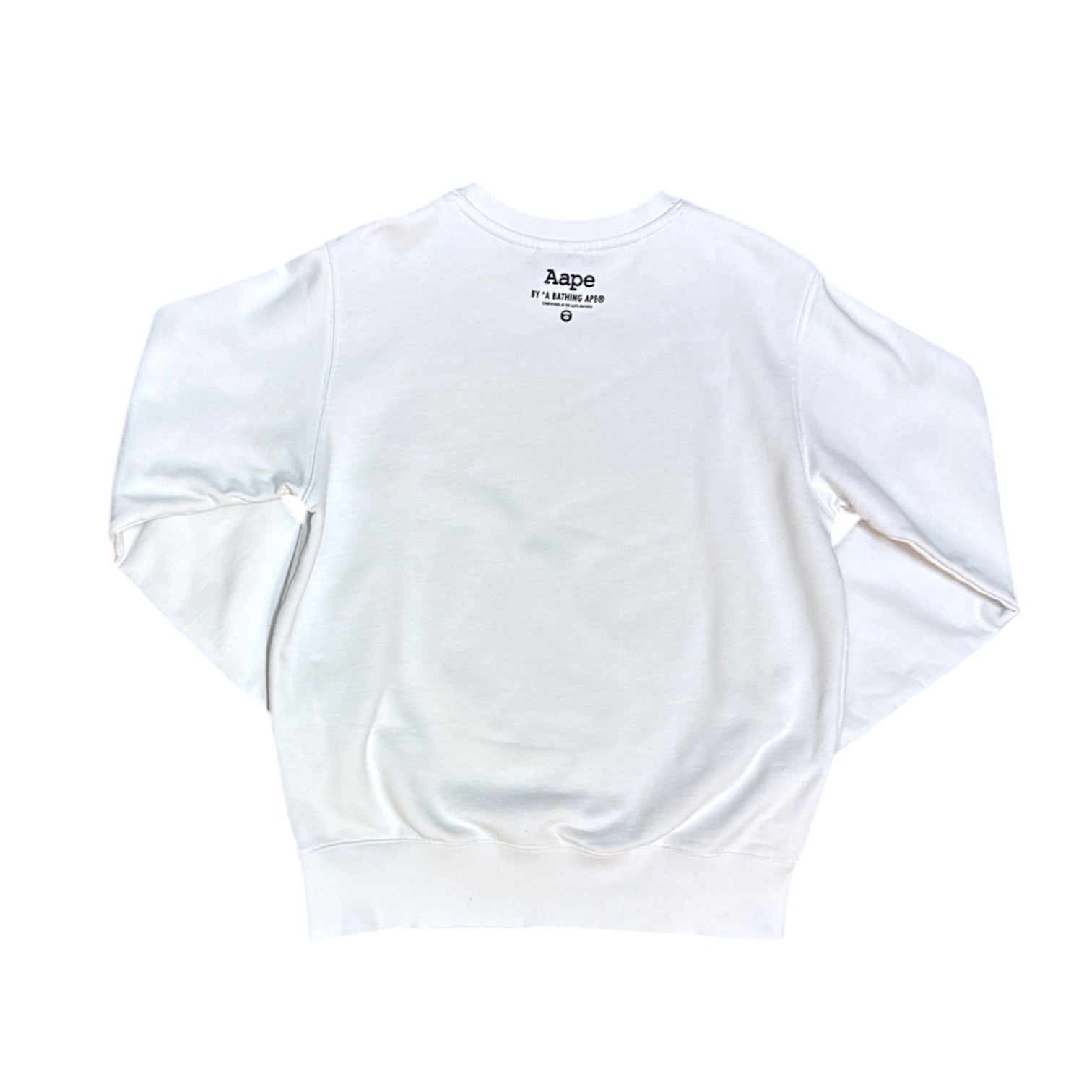 AAPE Now By A Bathing Ape Multi Camo White Sweatshirt
