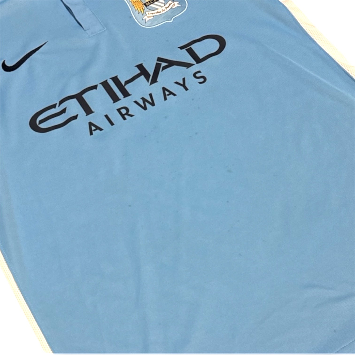 Nike Manchester City Kun Aguero #10 2015/2016 Home Football Jersey