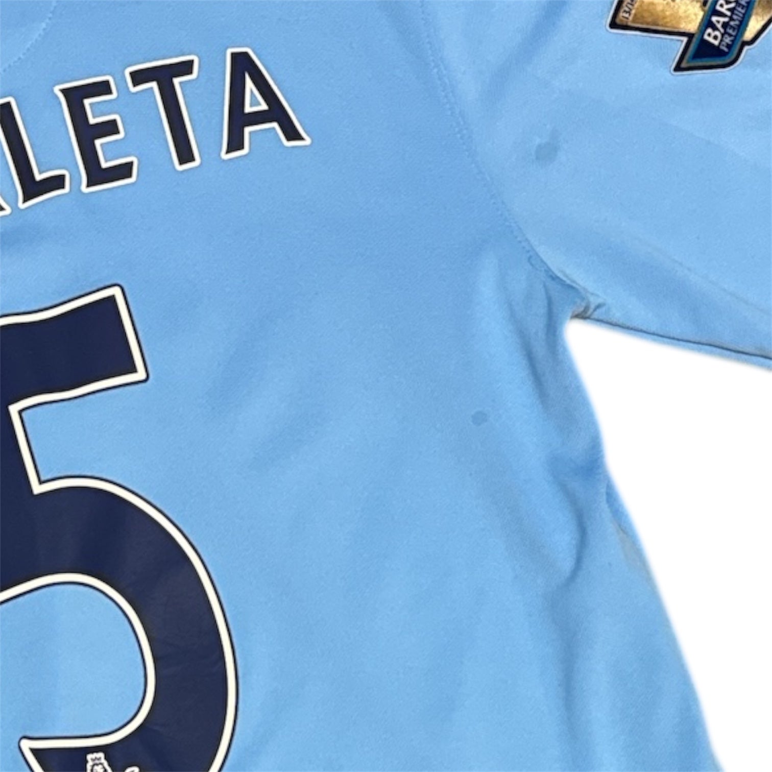 Nike Manchester City Pablo Zabaleta #5 2014/2015 Home Long Sleeve Football Jersey