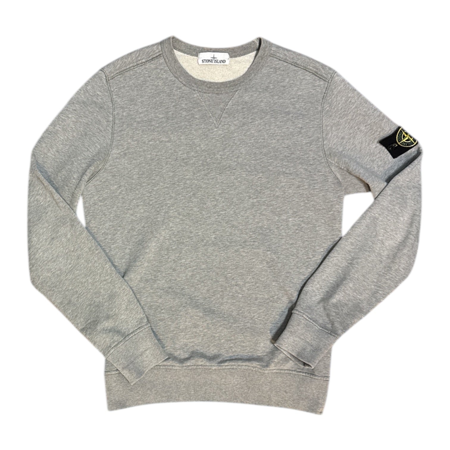 Stone Island SS18 Heather Grey Crewneck Sweater