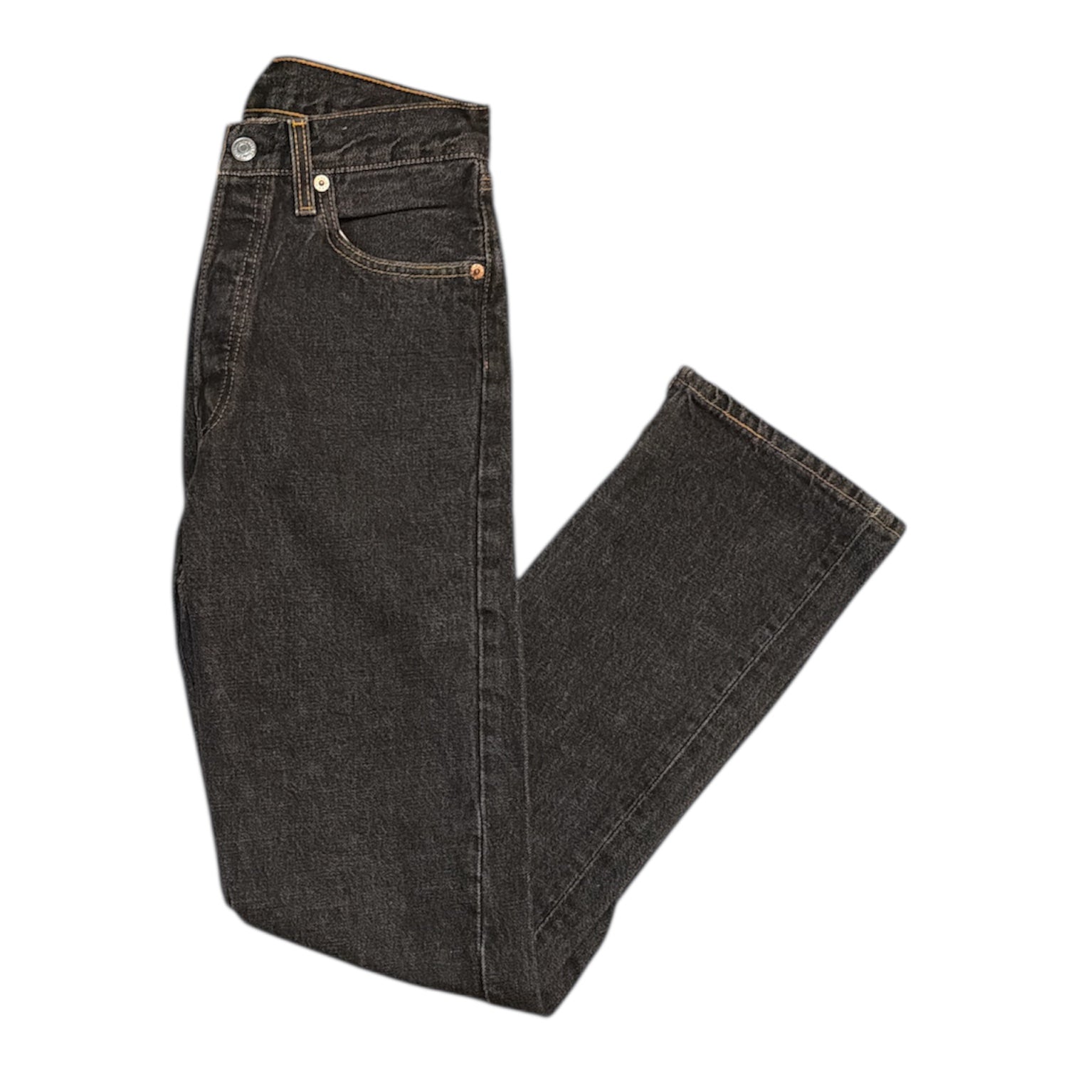 Vintage Levis 501 Black Faded Jeans (W28/L32)