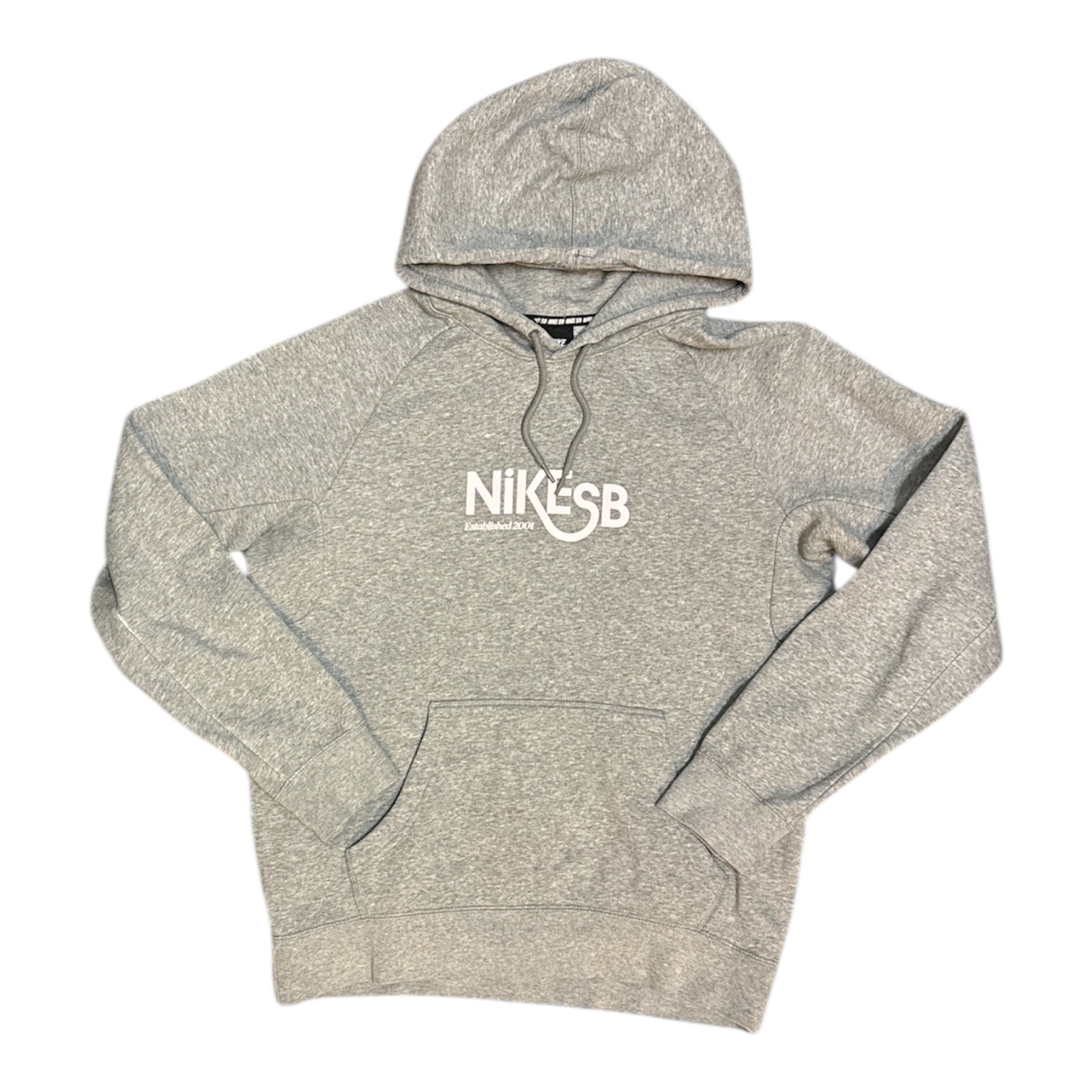 Nike SB Pink Prism Logo Grey Hoodie