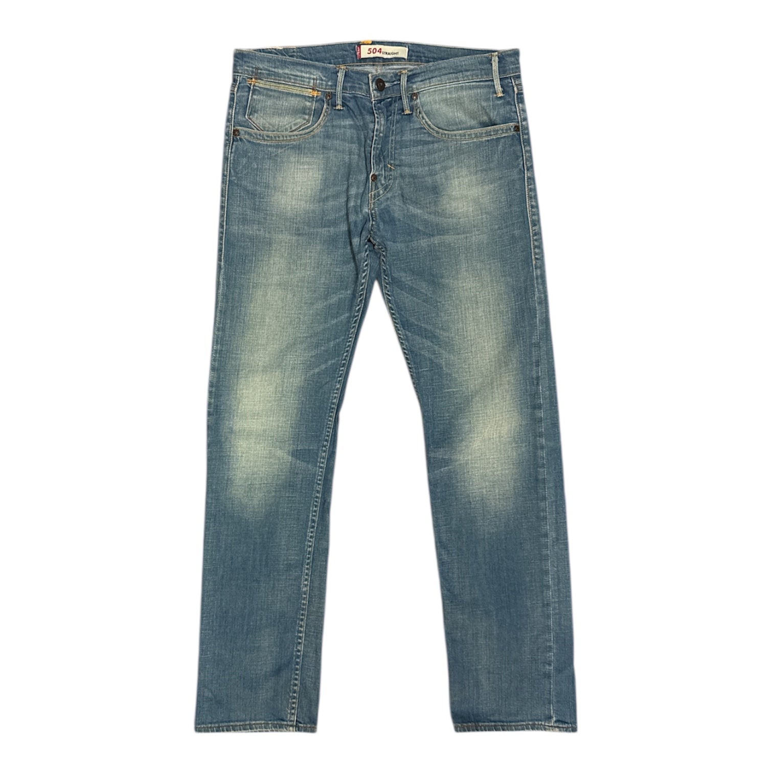 Levis 504 Straight Light Blue Jeans