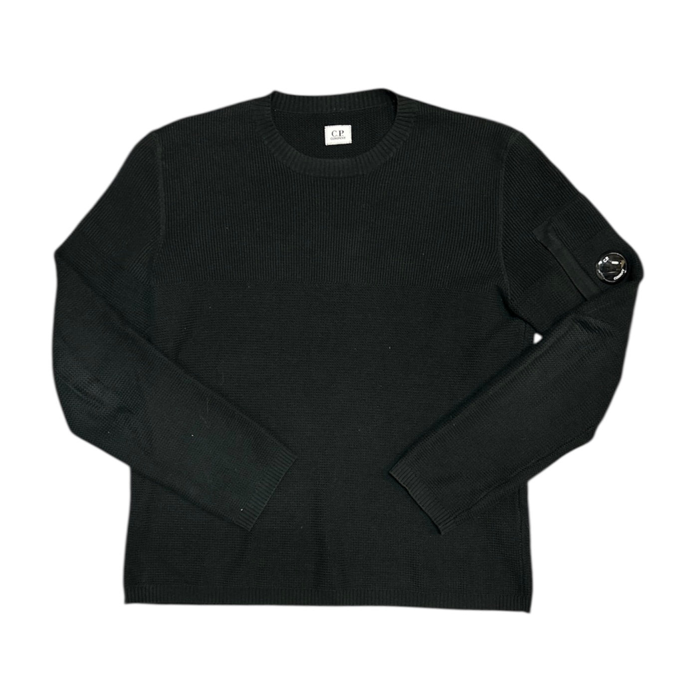 C.P Company Black Knitted Sweatshirt