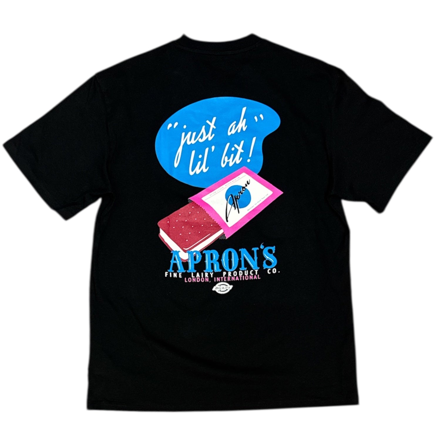 Dickies x Apron Records Black Tshirt