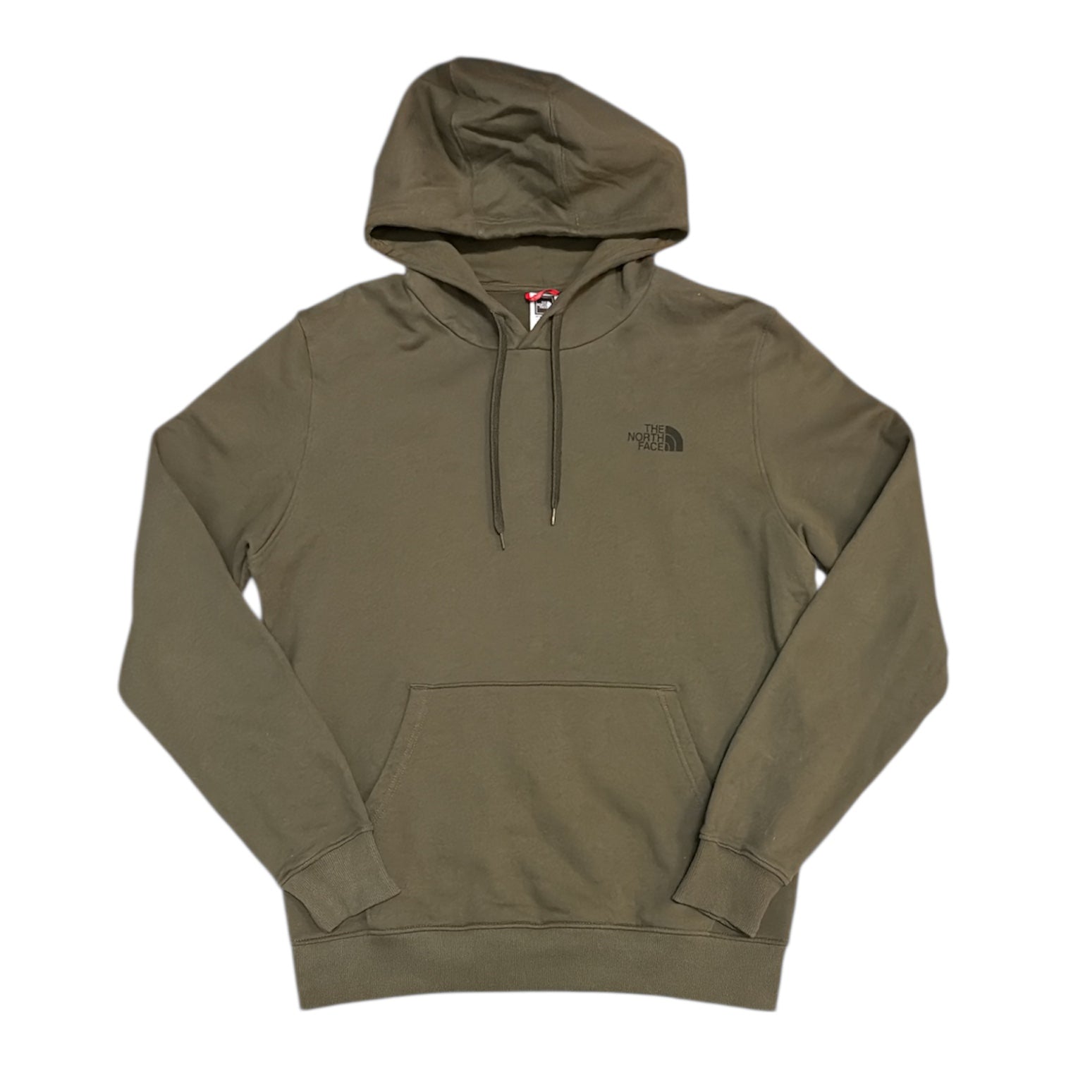 The North Face Small Logo Forest Green Hoodie