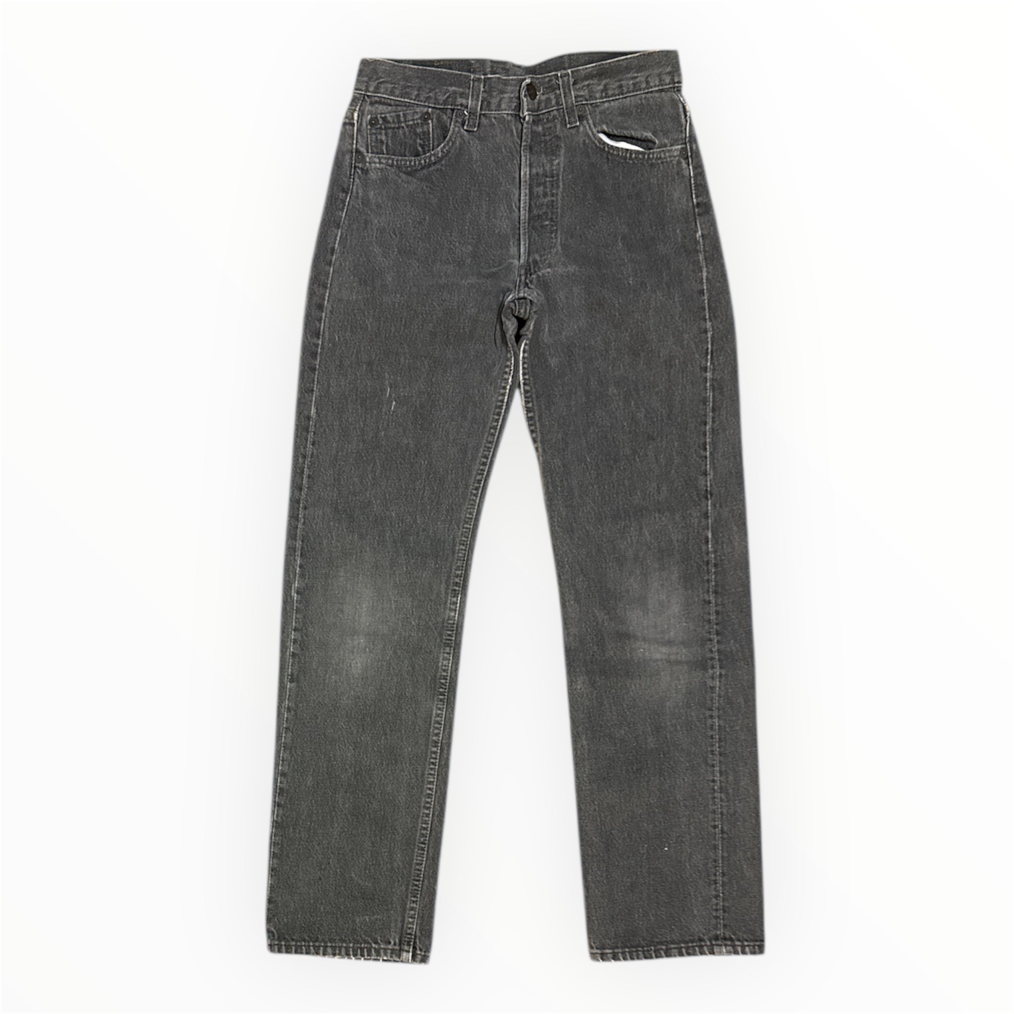Vintage Levi's 501 Vintage Grey Jeans (W28/L30)