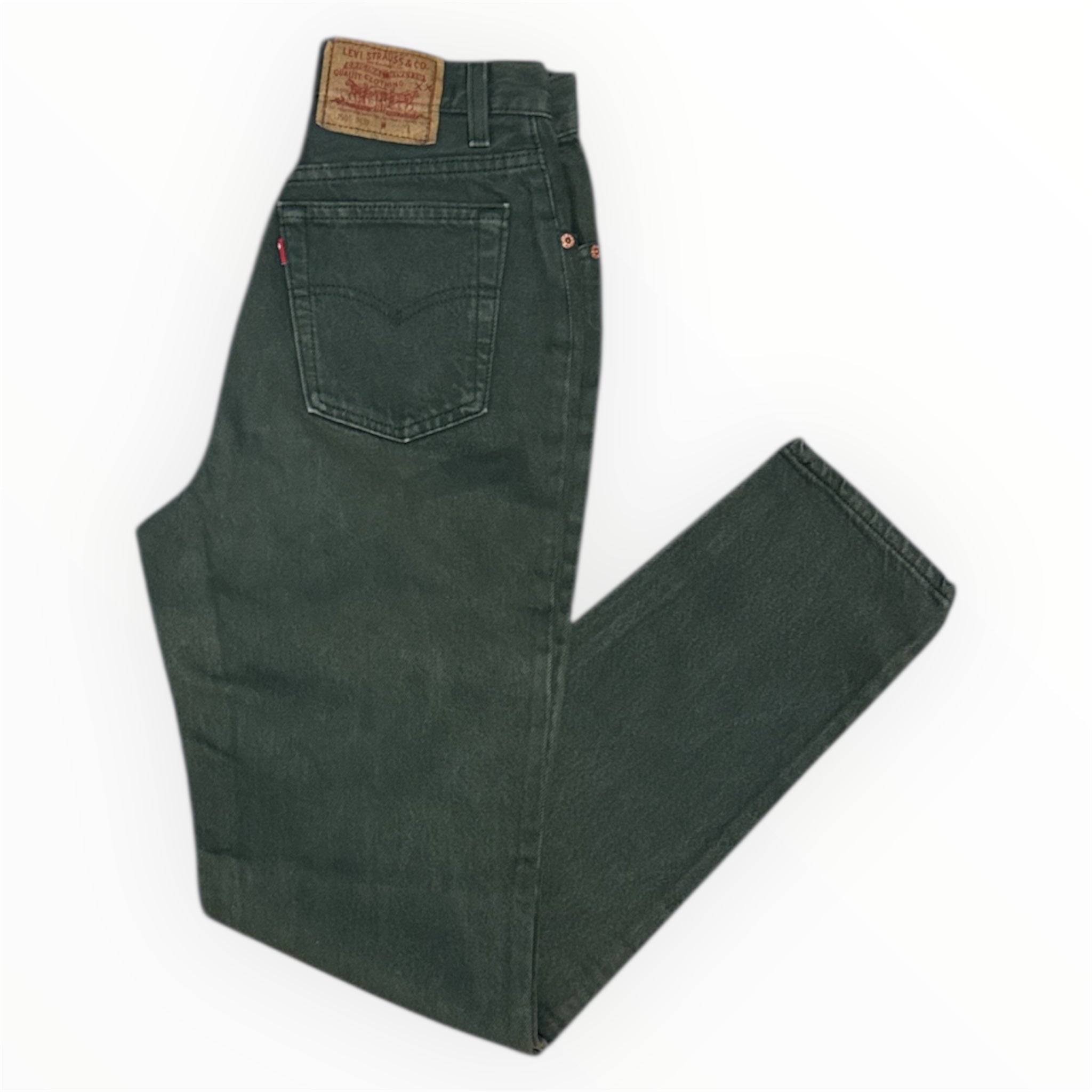 Vintage Levi's 501 Green Jeans (W27)