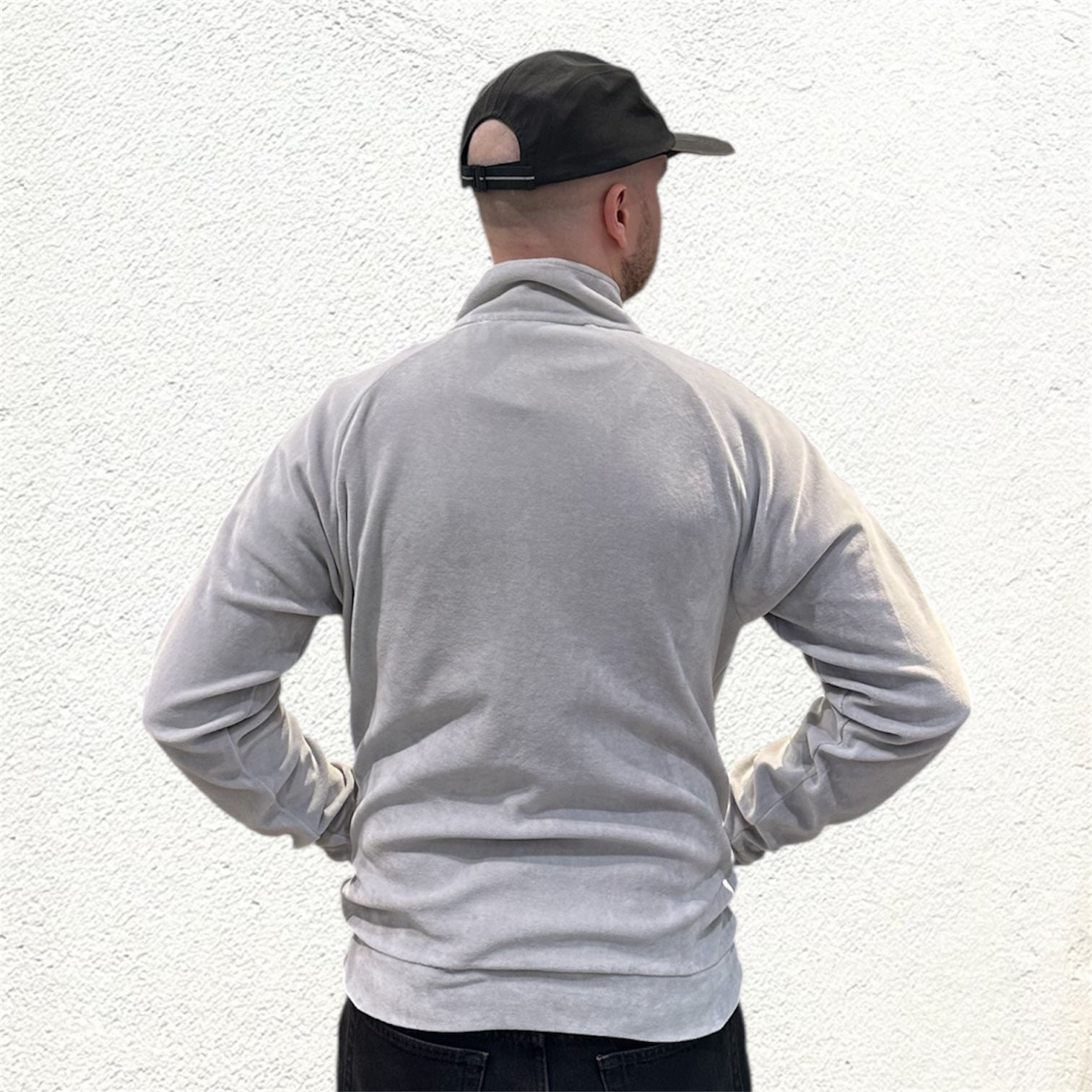 Sneakersnstuff Grey Velour Track Top